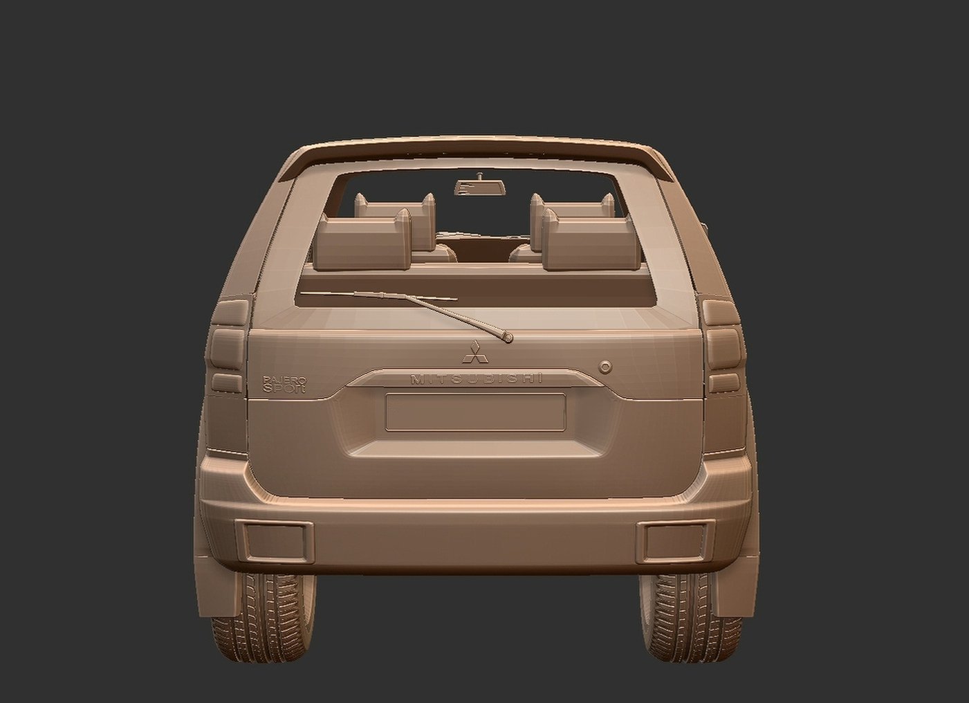 Mitsubishi Pajero Sport Mk1 STL 3D Print Model