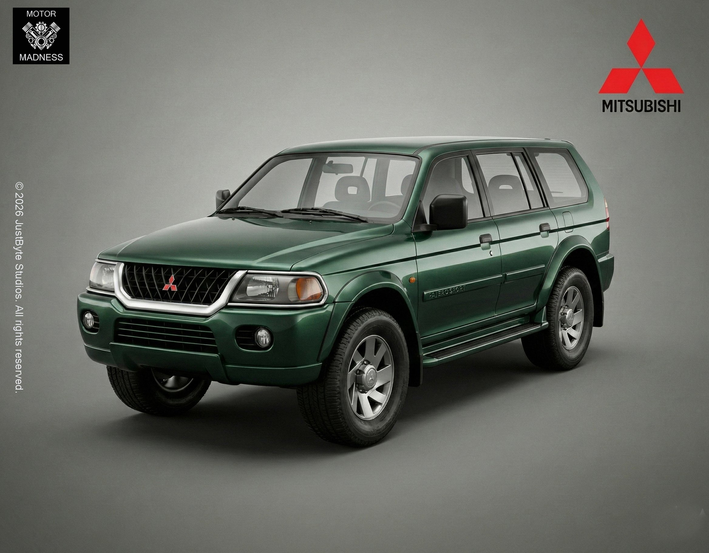 Mitsubishi Pajero Sport Mk1 STL 3D Print Model