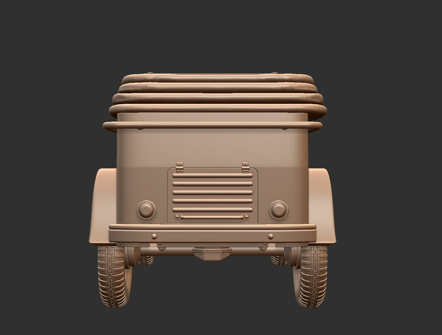 Steyr 250 Light Staff Car STL 3D Print Model