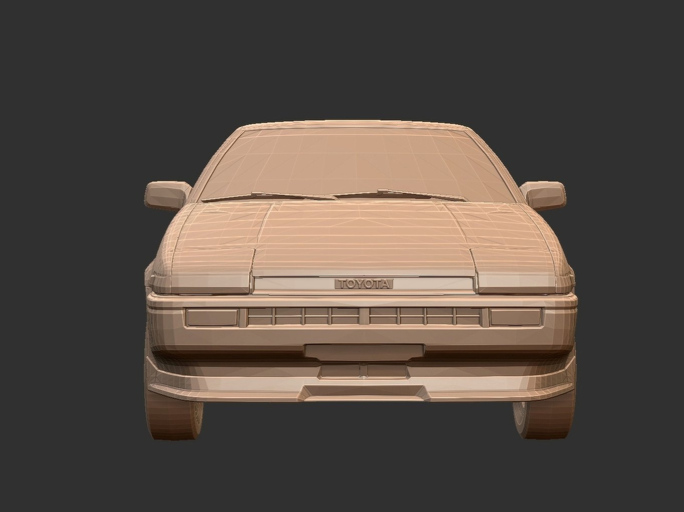 Toyota AE86 Sprinter Trueno STL 3D Print Model
