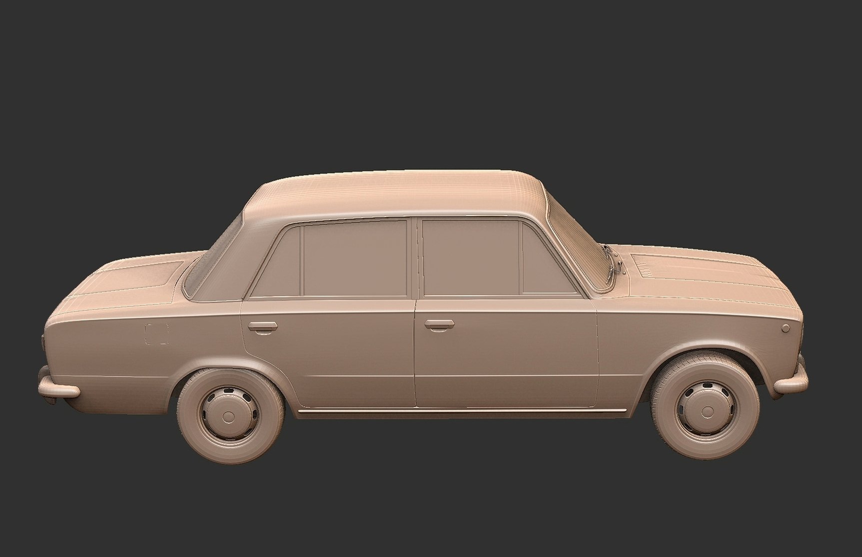 VAZ 2101 Zhiguli STL 3D Print Model