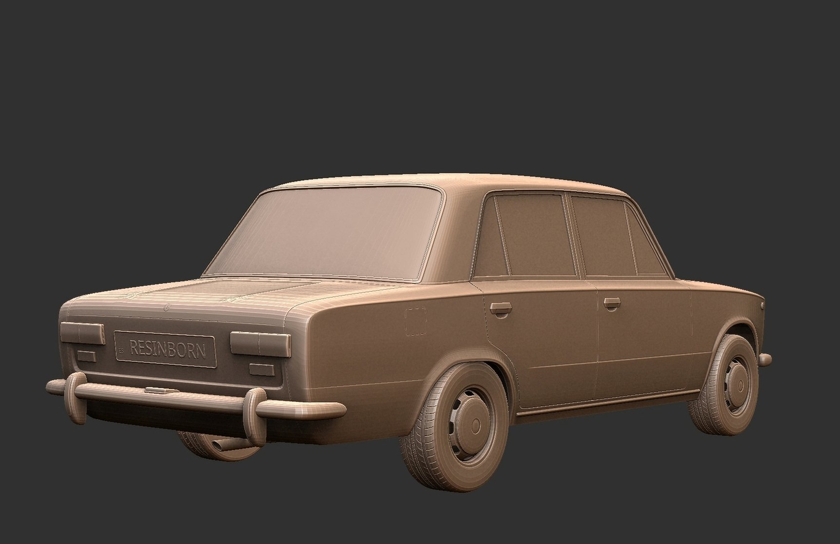 VAZ 2101 Zhiguli STL 3D Print Model