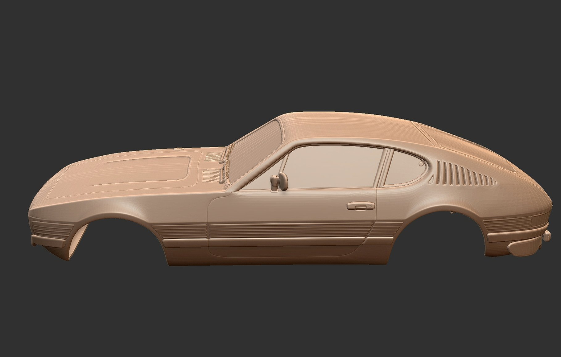 Volkswagen SP2 STL 3D Print Model
