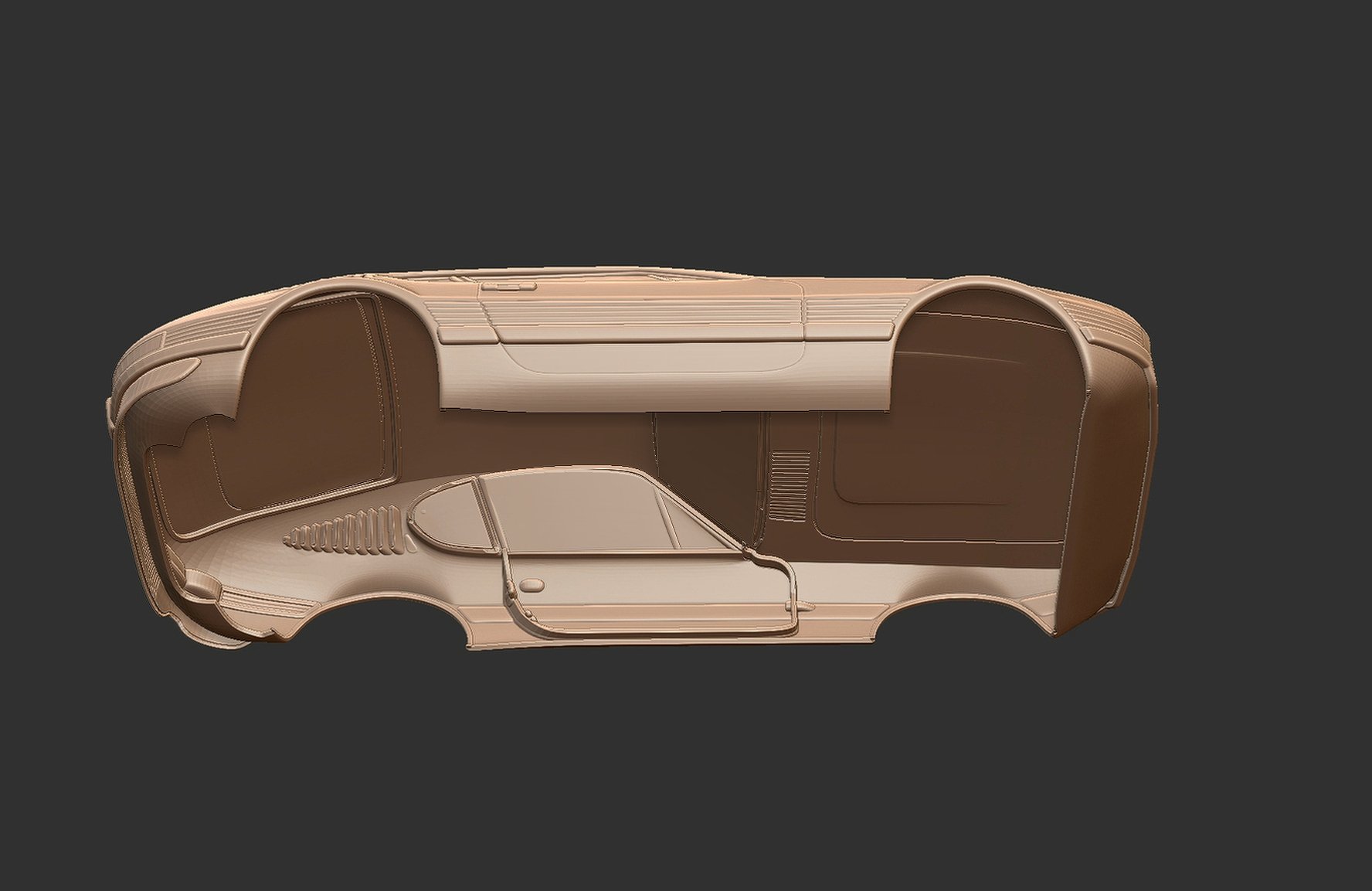 Volkswagen SP2 STL 3D Print Model