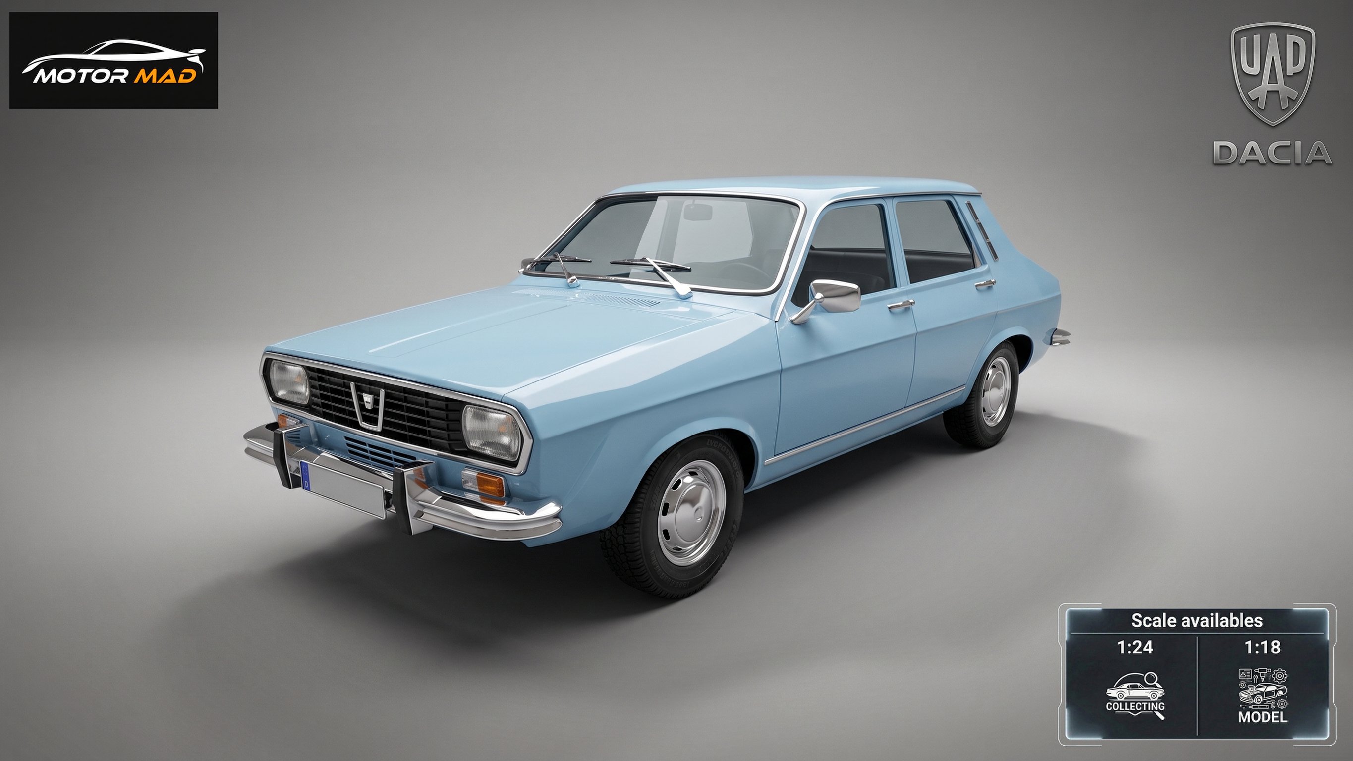 Dacia 1300 1969 STL 3D Print Model