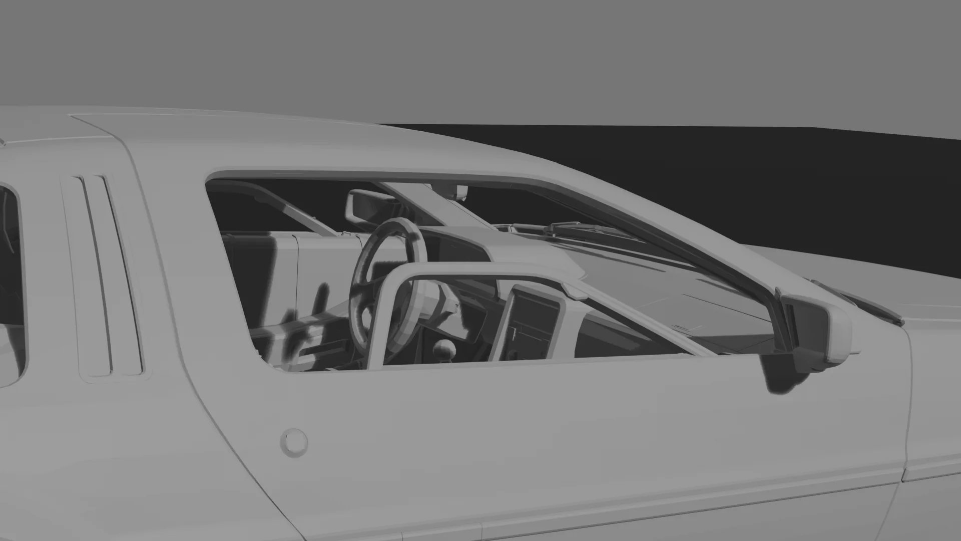 DeLorean DMC-12 1981 STL 3D Print Model