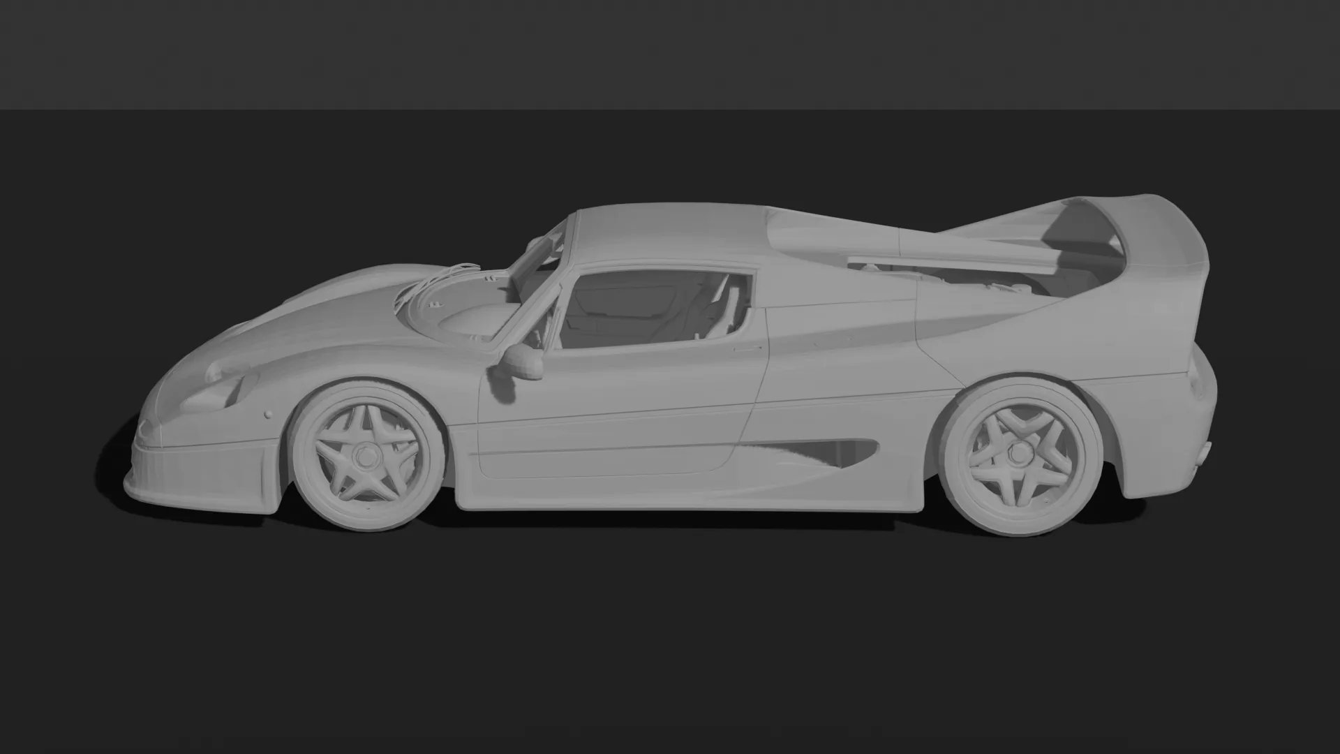 Ferrari F50 STL 3D Print Model