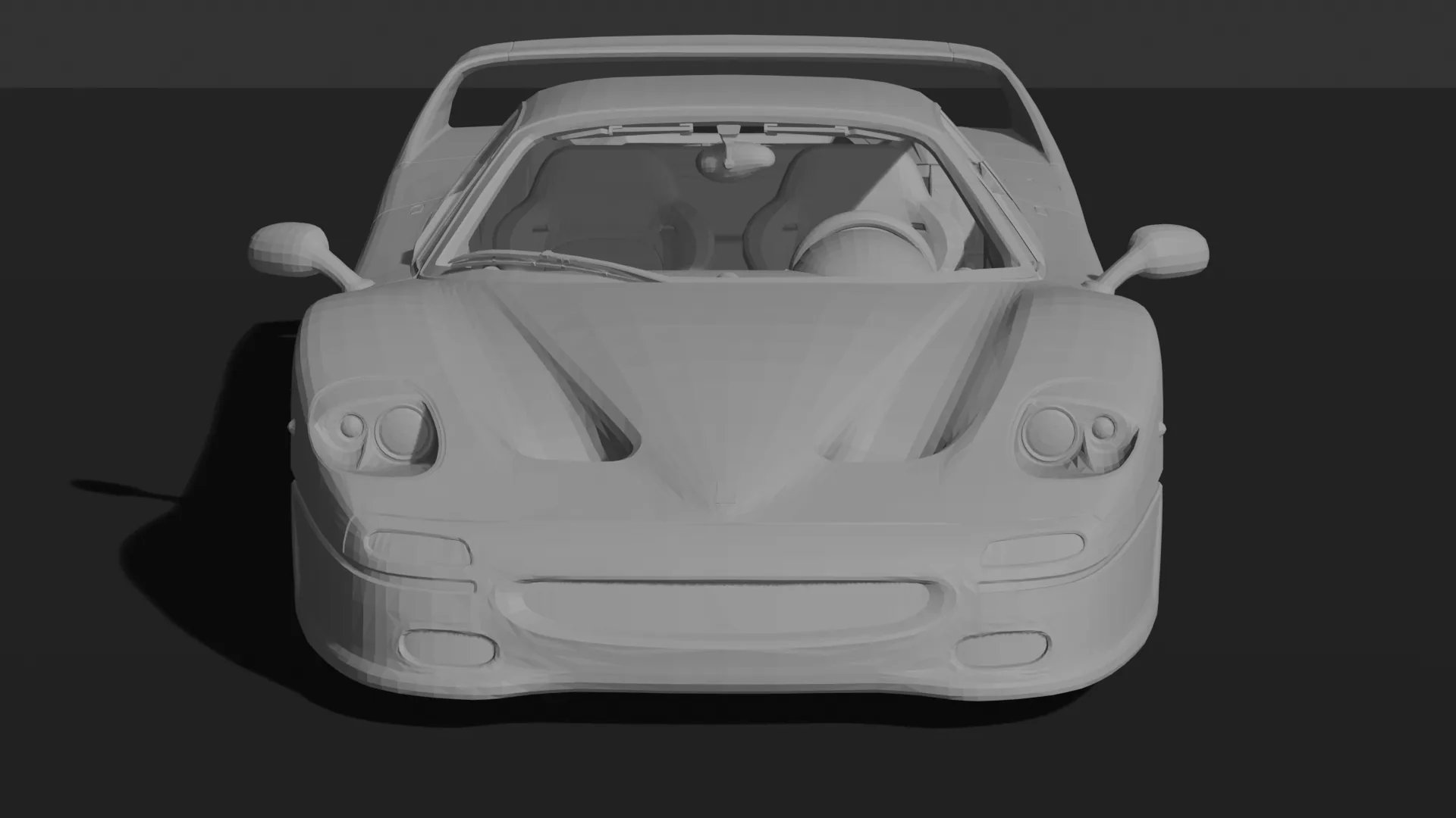 Ferrari F50 STL 3D Print Model