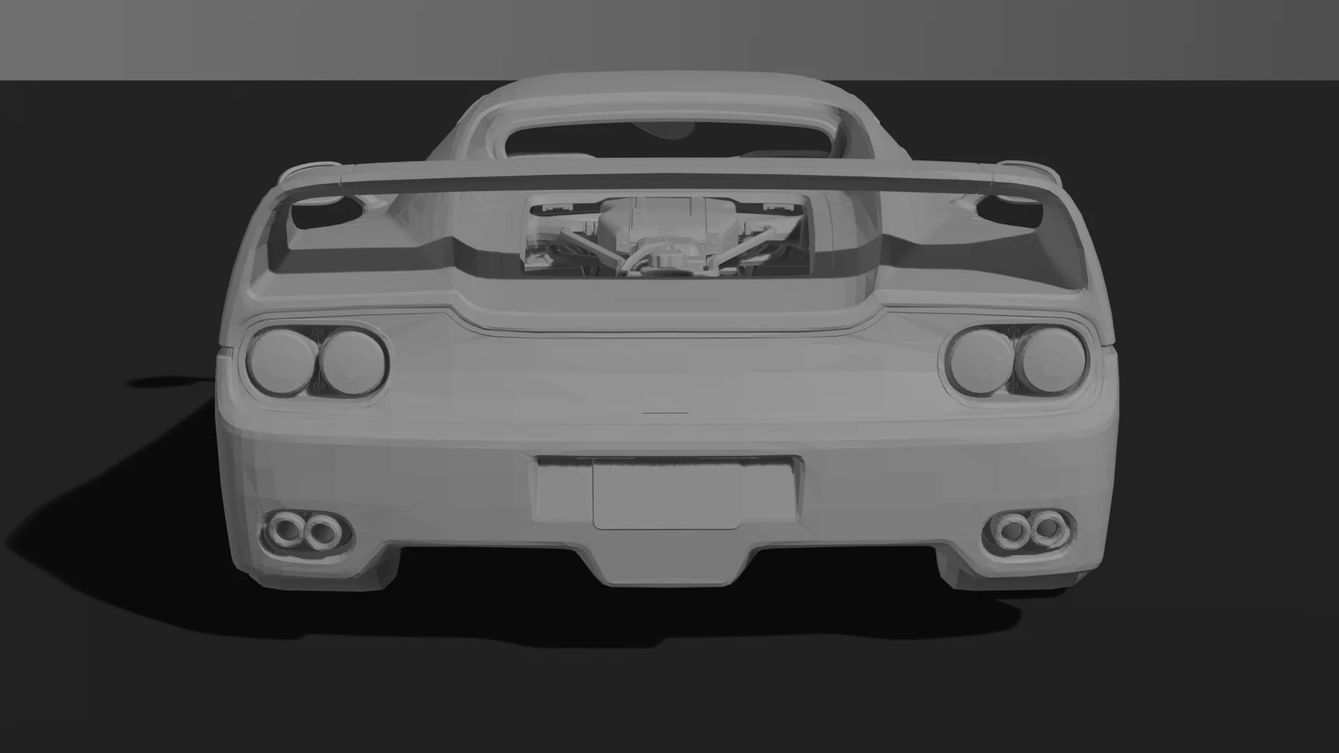 Ferrari F50 STL 3D Print Model