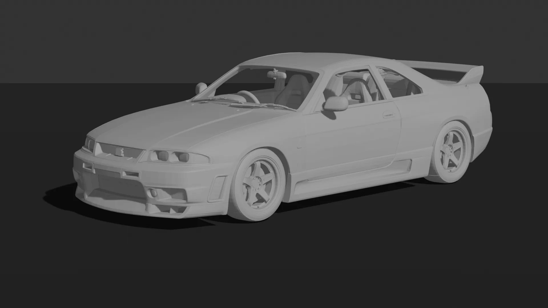 Nissan Skyline GT-R R33 Nismo S-Tune STL 3D Print Model