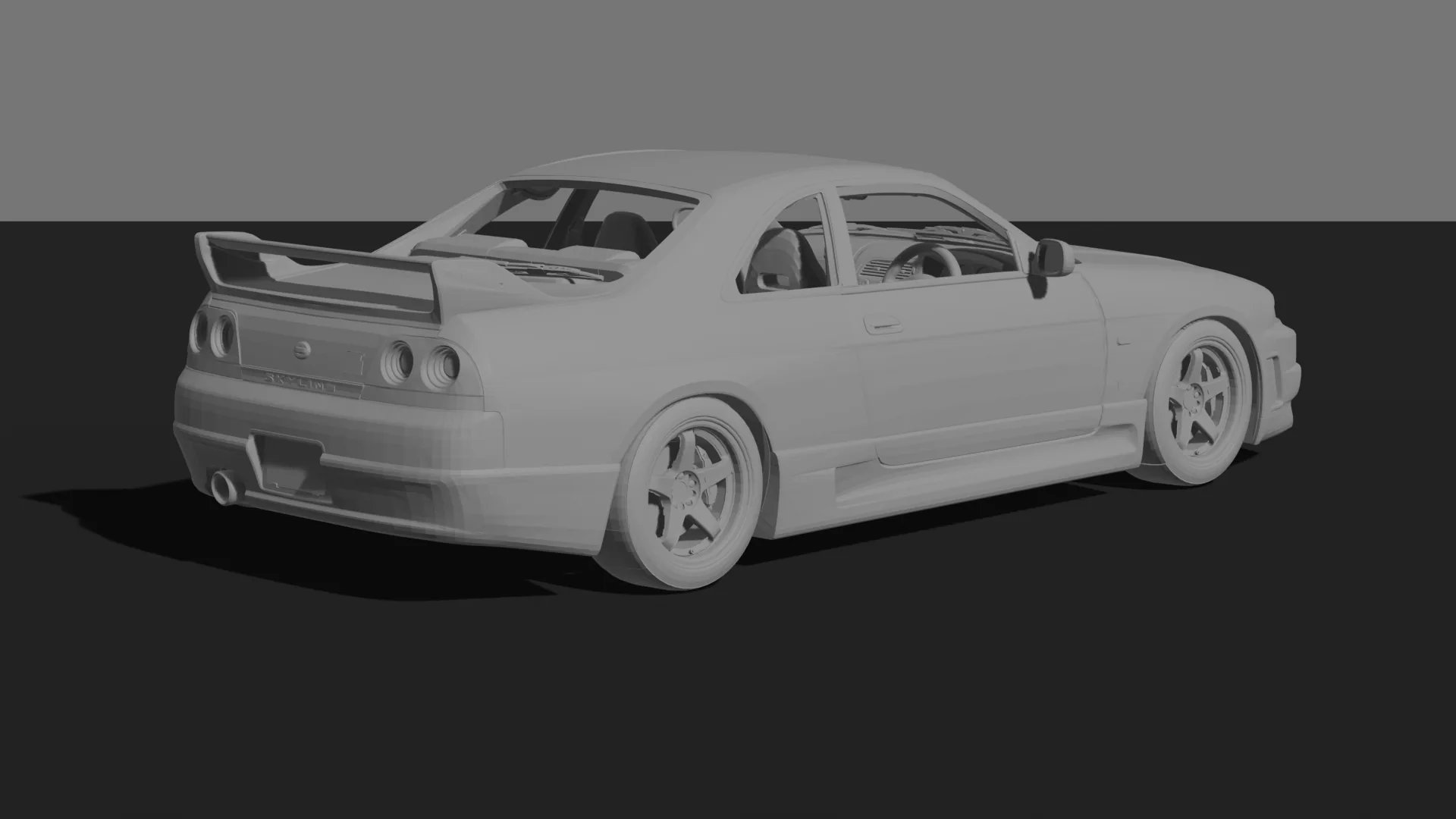 Nissan Skyline GT-R R33 Nismo S-Tune STL 3D Print Model