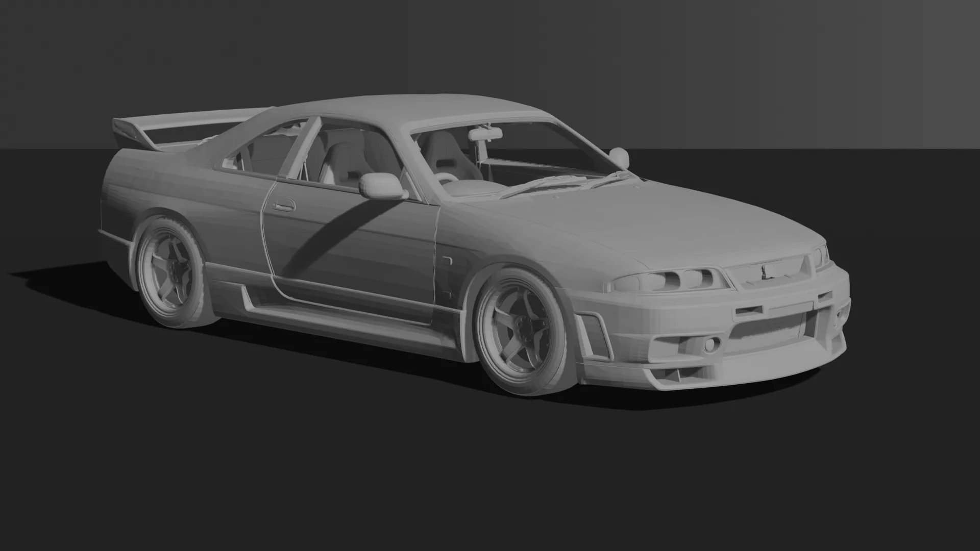 Nissan Skyline GT-R R33 Nismo S-Tune STL 3D Print Model