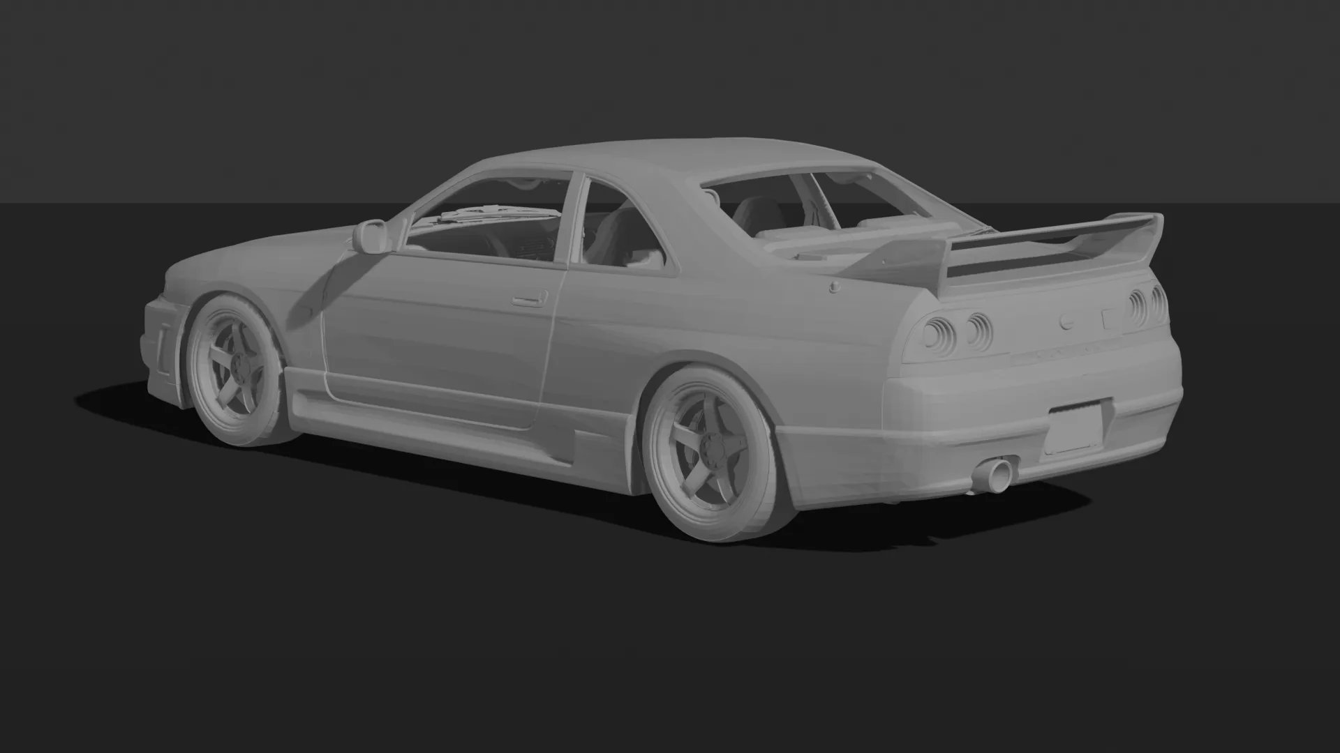 Nissan Skyline GT-R R33 Nismo S-Tune STL 3D Print Model
