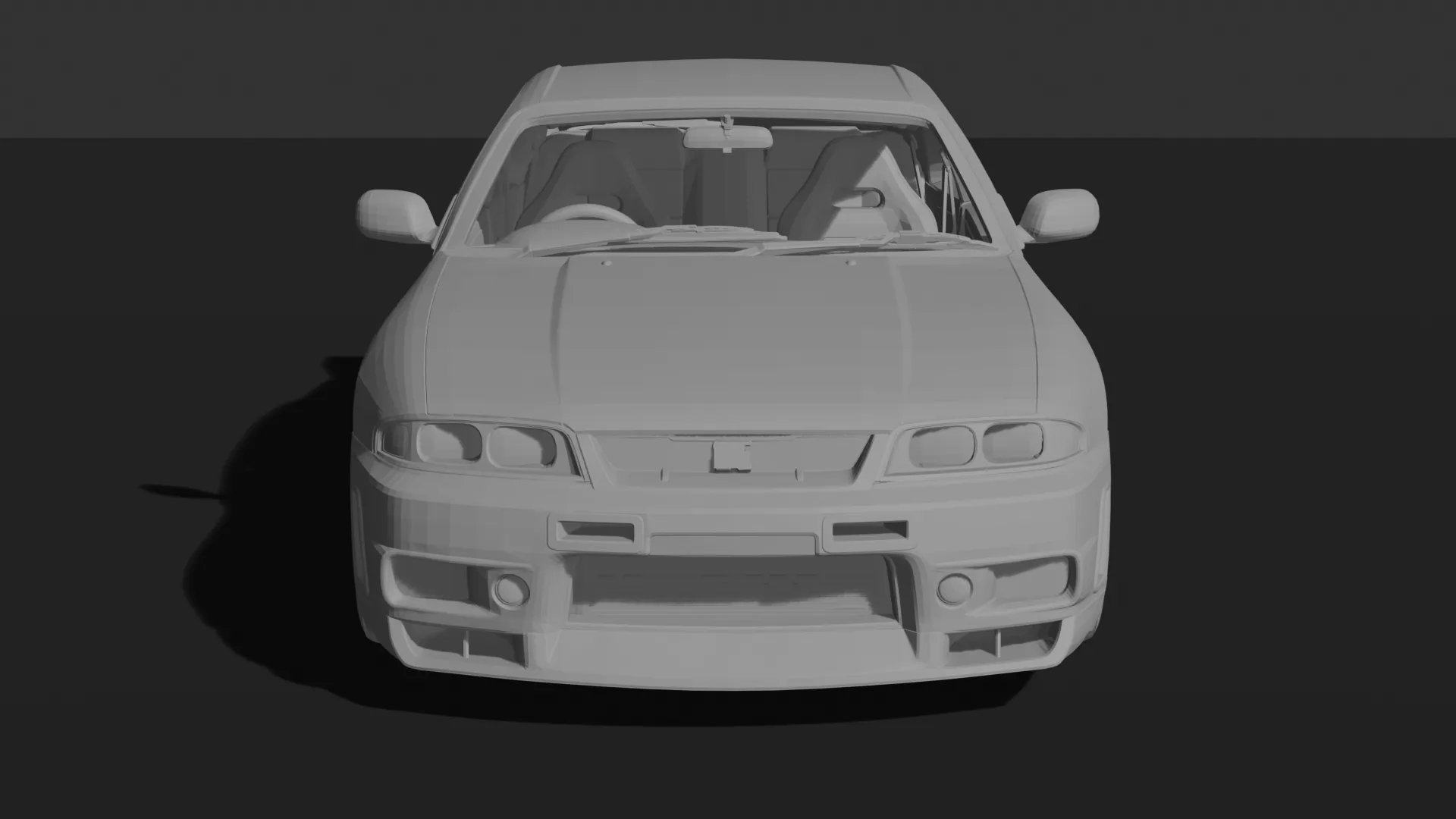 Nissan Skyline GT-R R33 Nismo S-Tune STL 3D Print Model