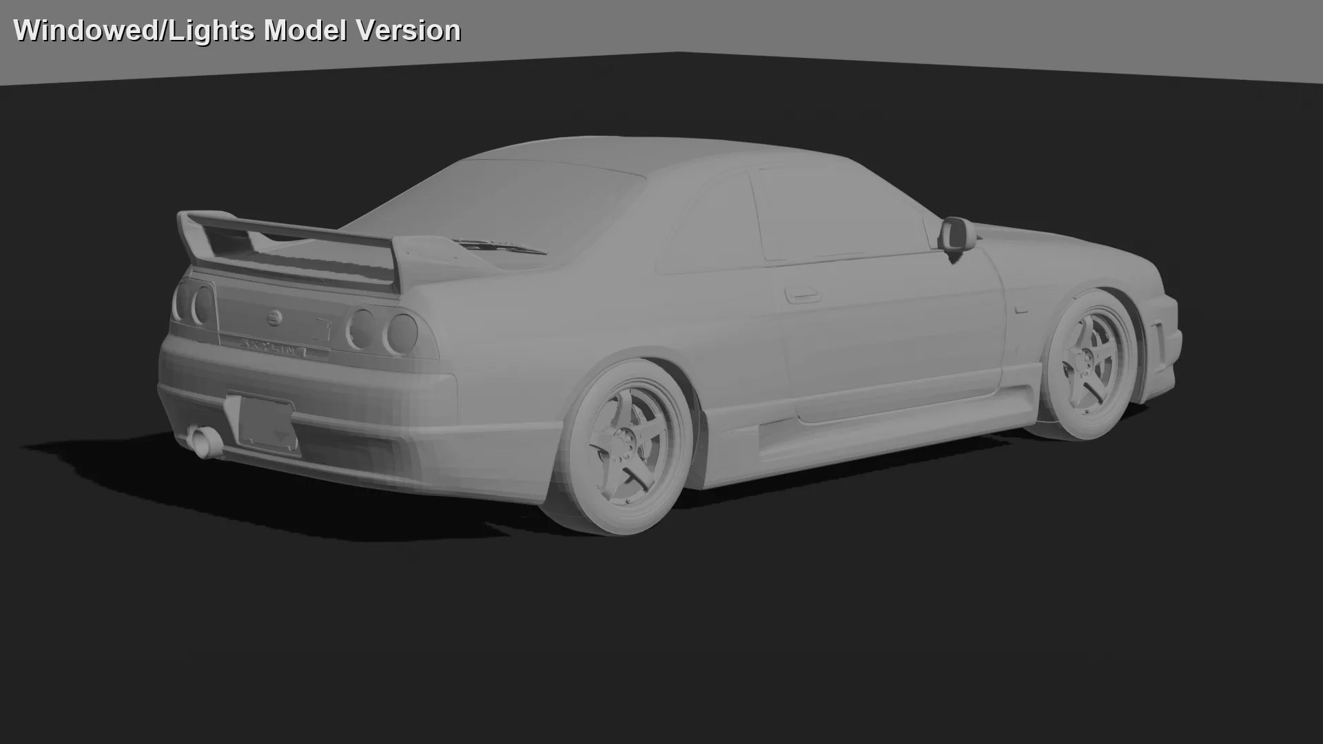 Nissan Skyline GT-R R33 Nismo S-Tune STL 3D Print Model