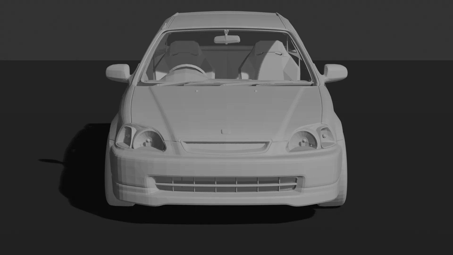 Honda Civic Type R EK9 STL 3D Print Model