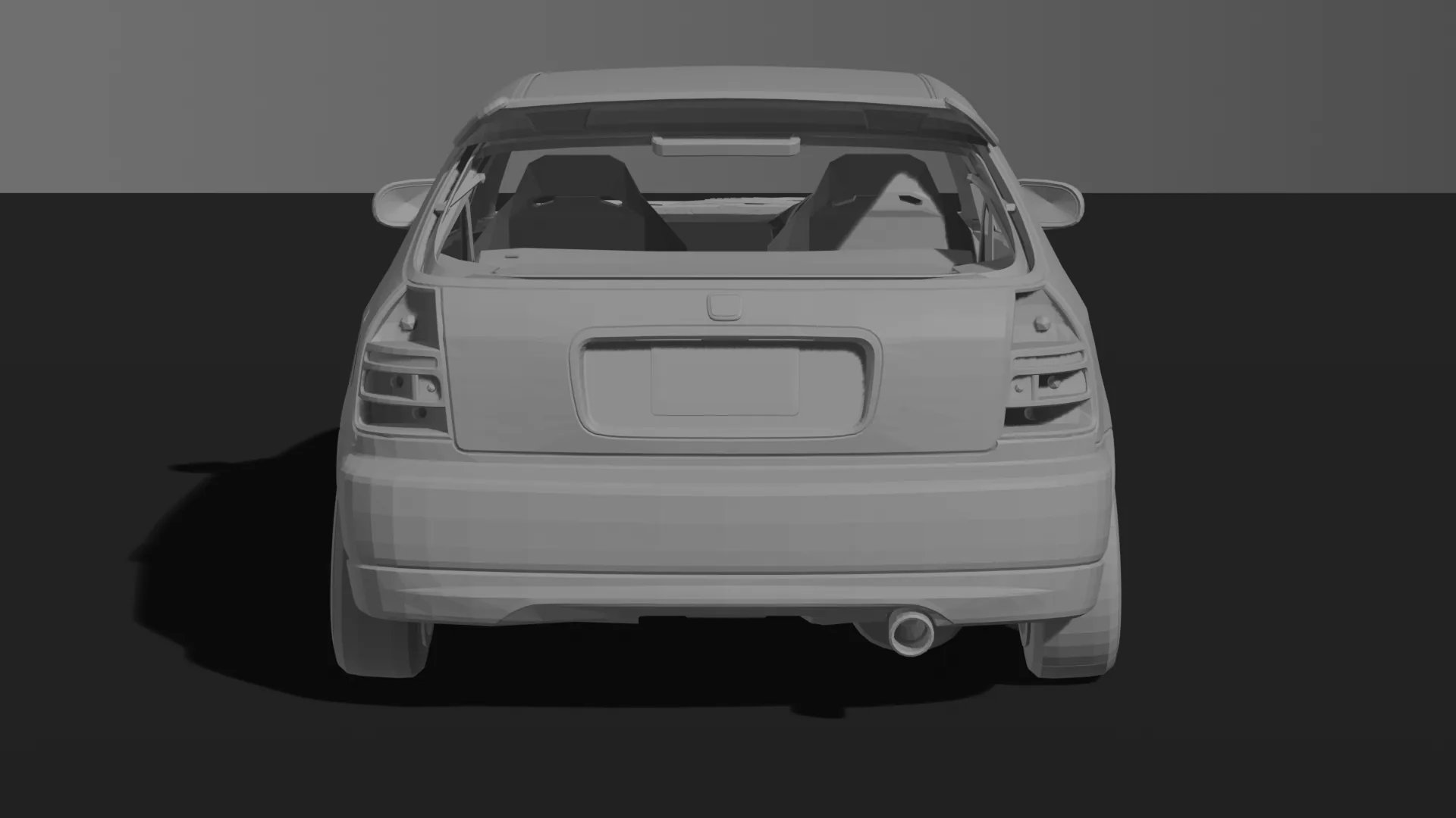 Honda Civic Type R EK9 STL 3D Print Model