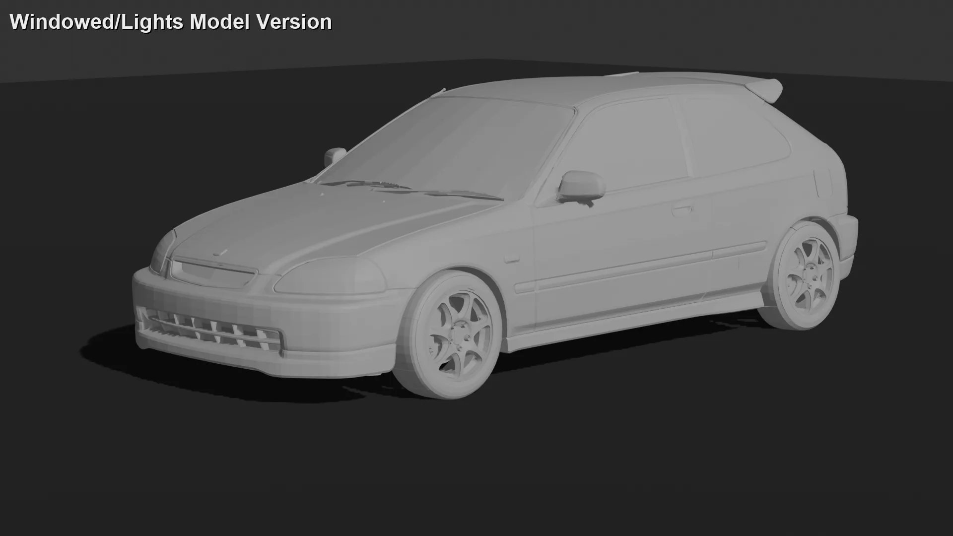 Honda Civic Type R EK9 STL 3D Print Model