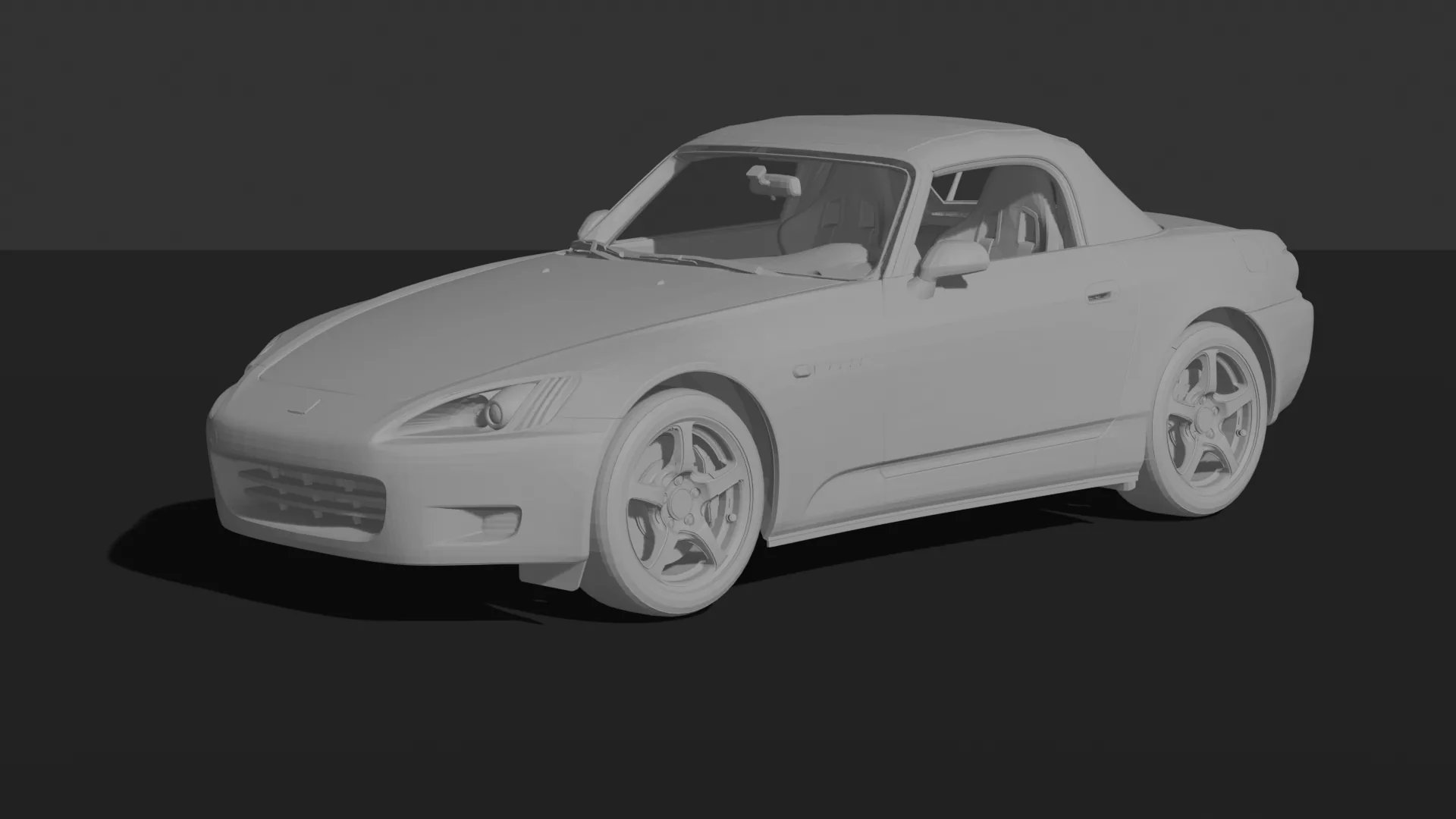 Honda S2000 AP1 STL 3D Print Model