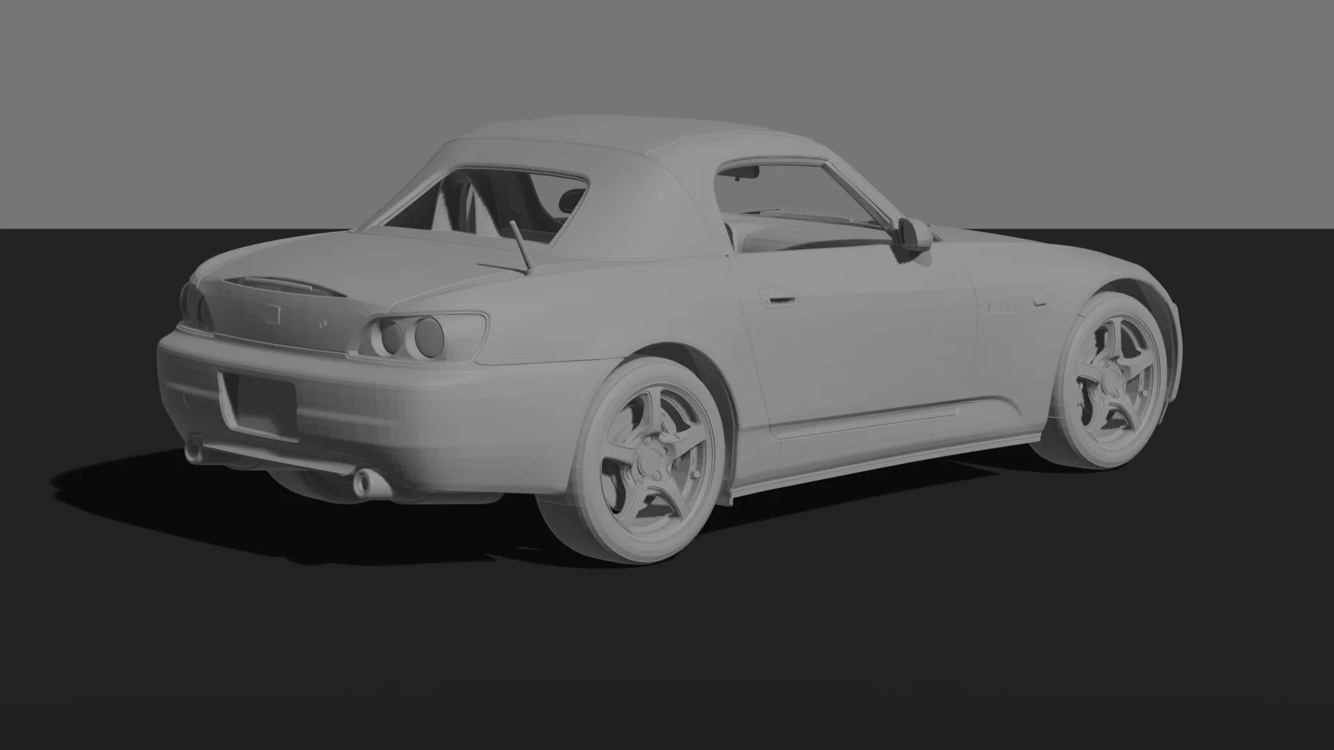 Honda S2000 AP1 STL 3D Print Model