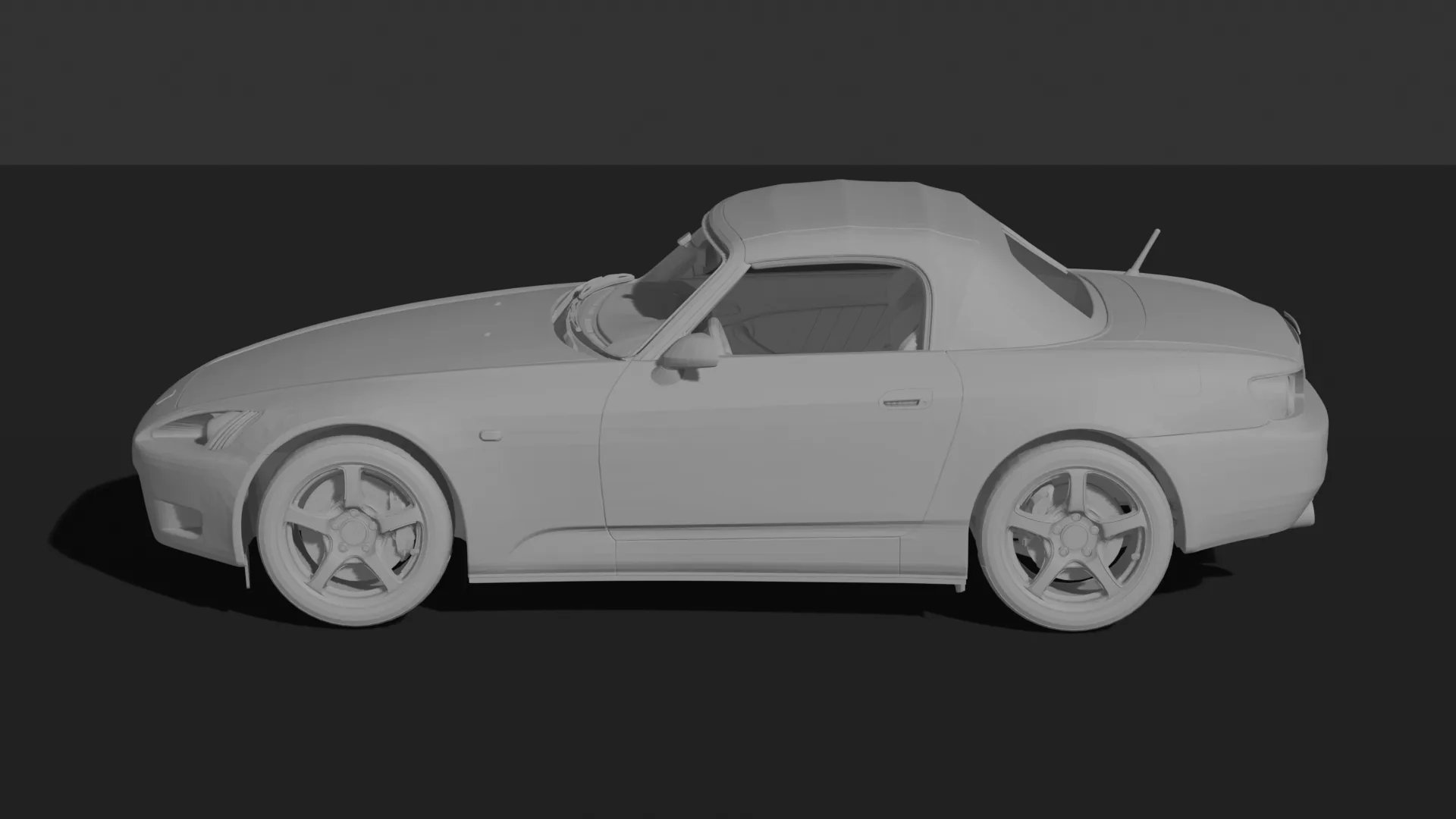 Honda S2000 AP1 STL 3D Print Model