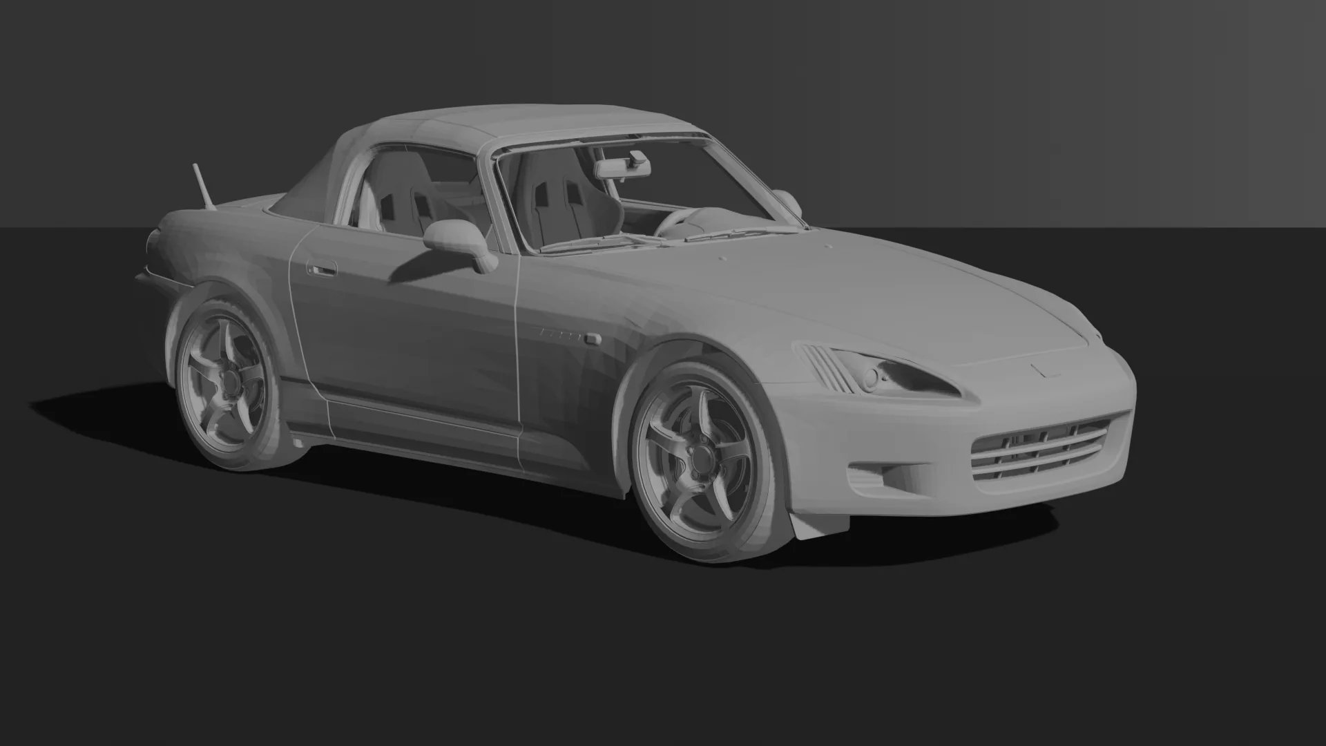 Honda S2000 AP1 STL 3D Print Model