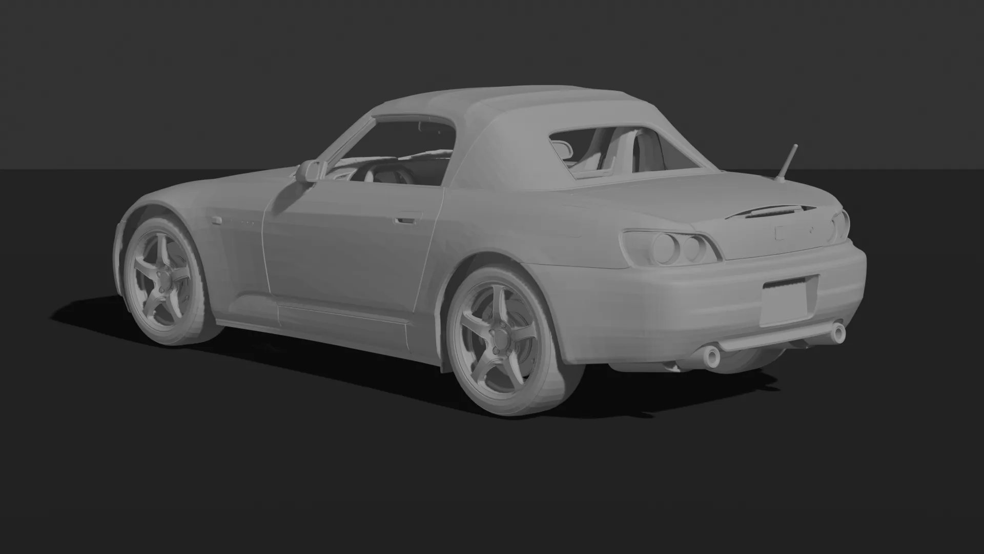 Honda S2000 AP1 STL 3D Print Model