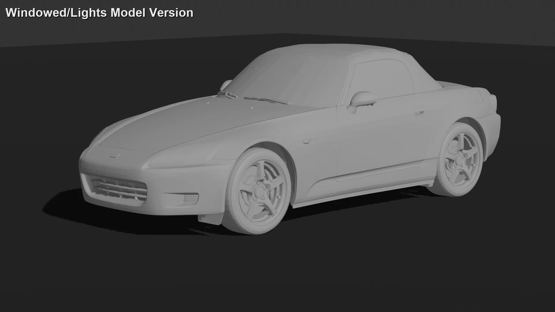 Honda S2000 AP1 STL 3D Print Model