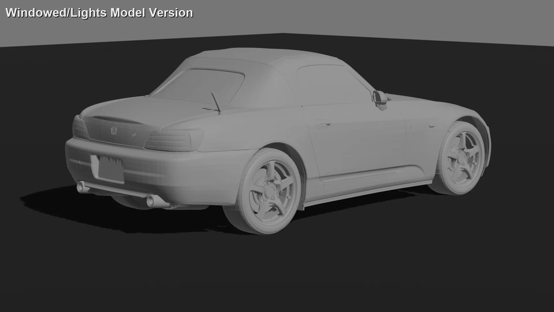 Honda S2000 AP1 STL 3D Print Model
