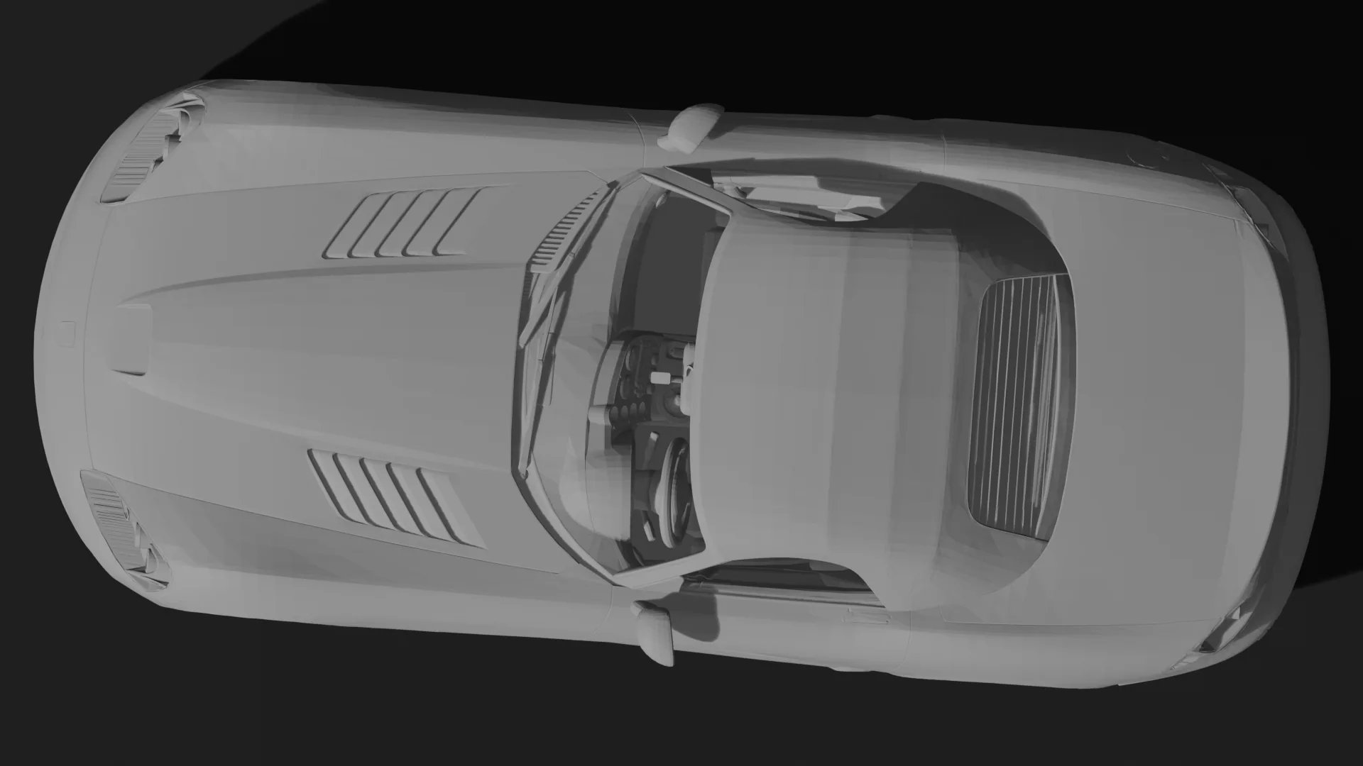 Dodge Viper SRT10 STL 3D Print Model
