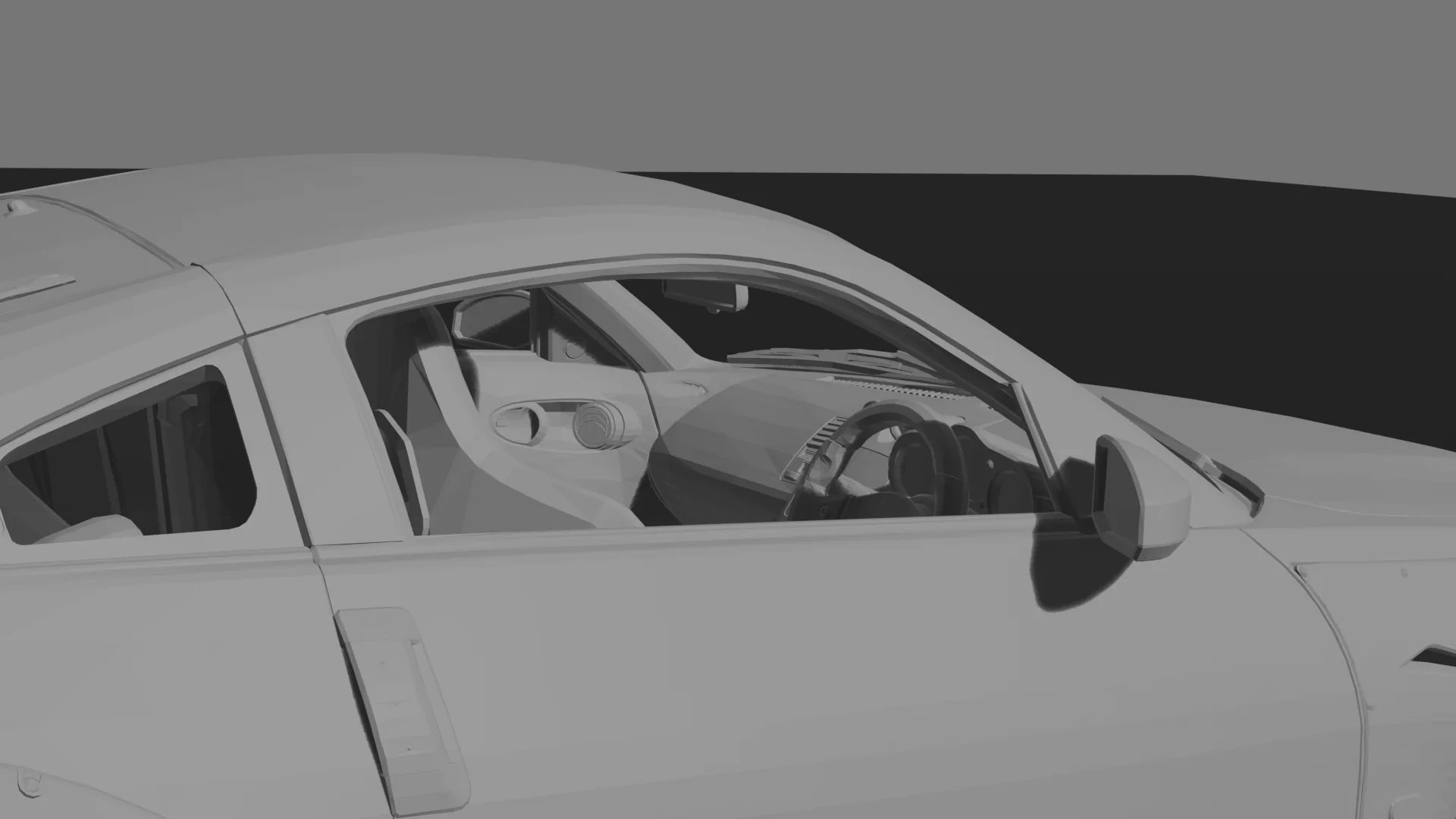 Nissan 350Z Rocket Bunny Widebody STL 3D Print Model