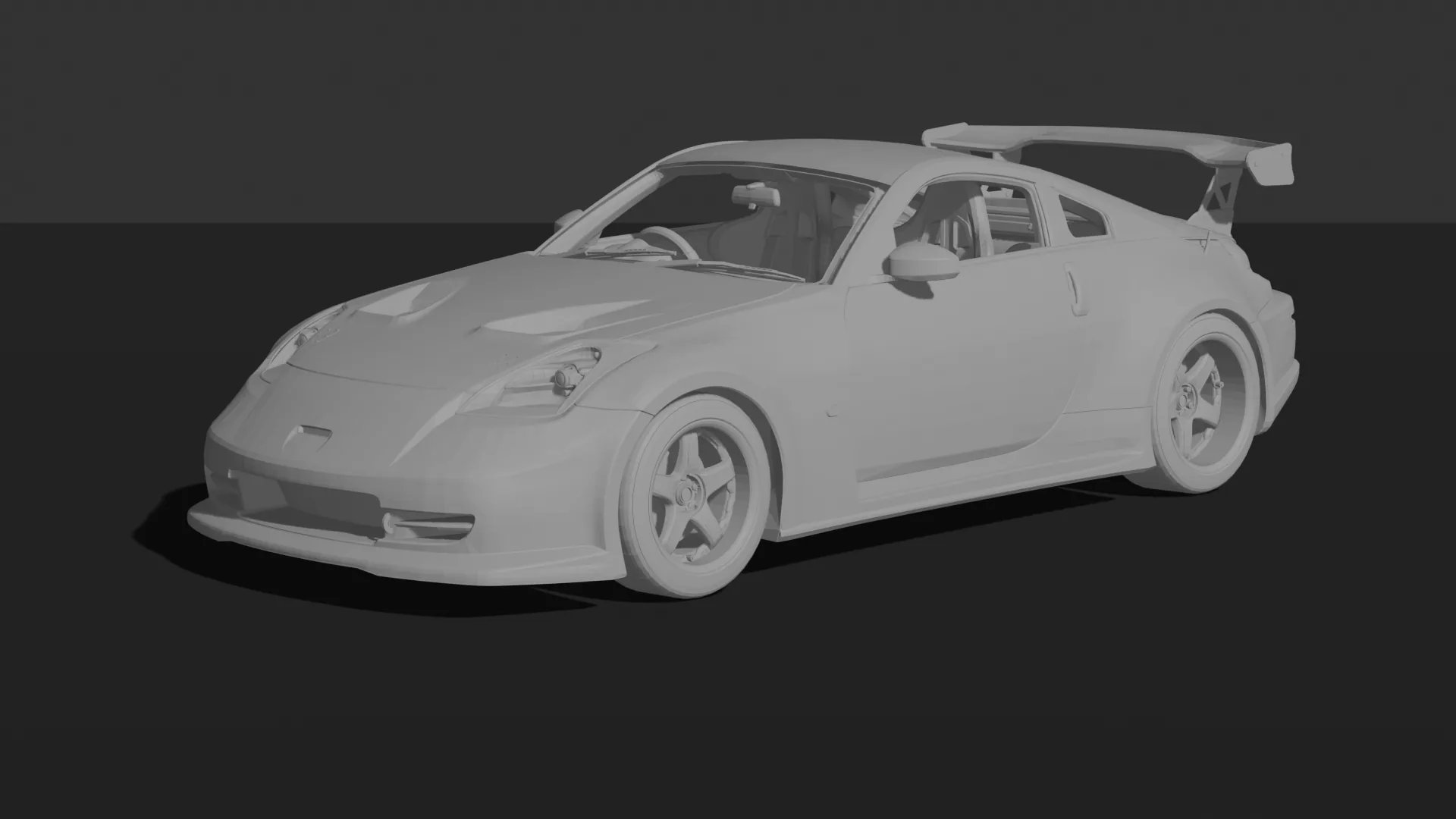 Nissan 350Z Top Secret Super G-Force STL 3D Print Model