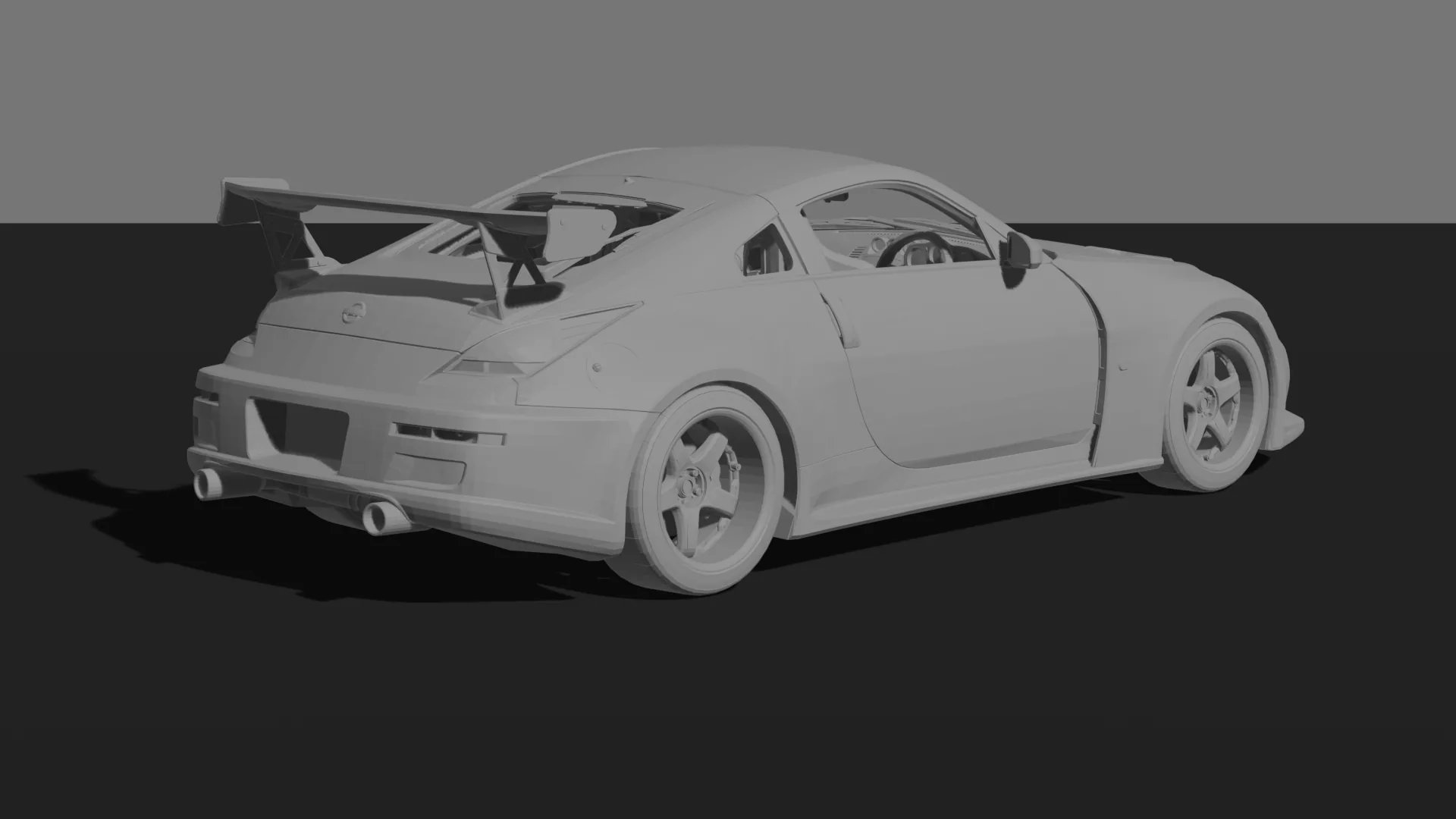 Nissan 350Z Top Secret Super G-Force STL 3D Print Model