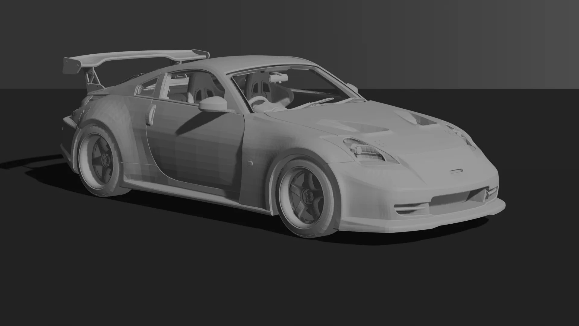 Nissan 350Z Top Secret Super G-Force STL 3D Print Model