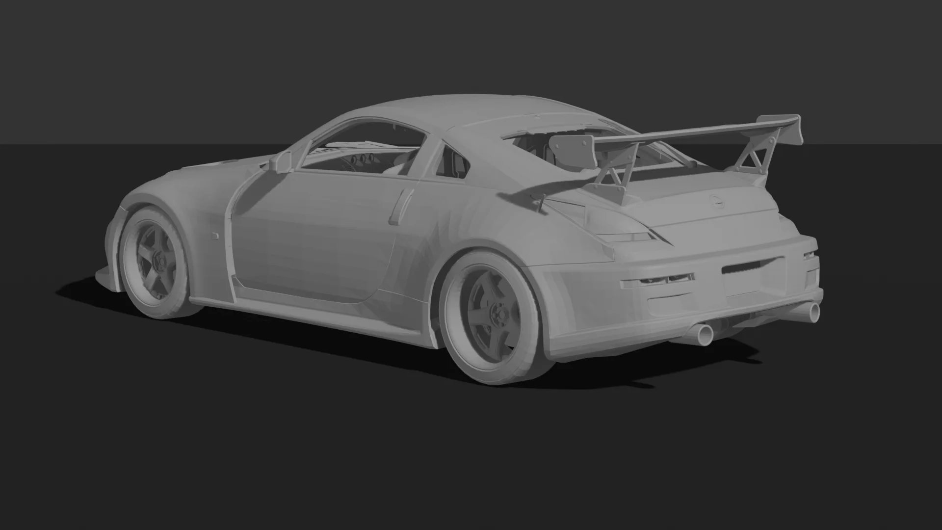 Nissan 350Z Top Secret Super G-Force STL 3D Print Model