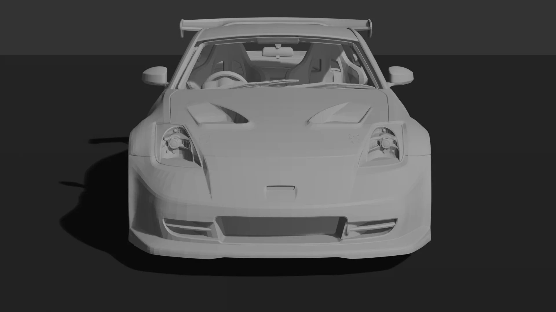 Nissan 350Z Top Secret Super G-Force STL 3D Print Model