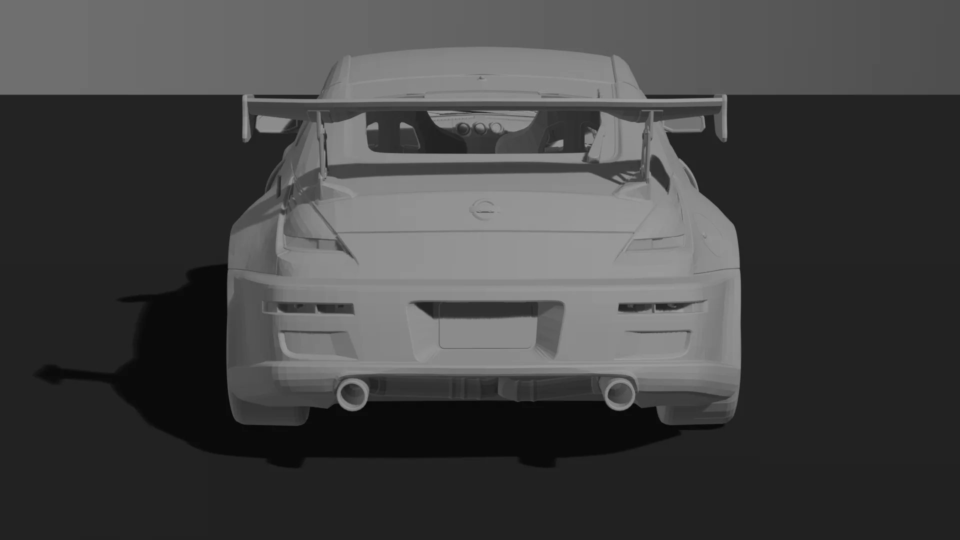 Nissan 350Z Top Secret Super G-Force STL 3D Print Model