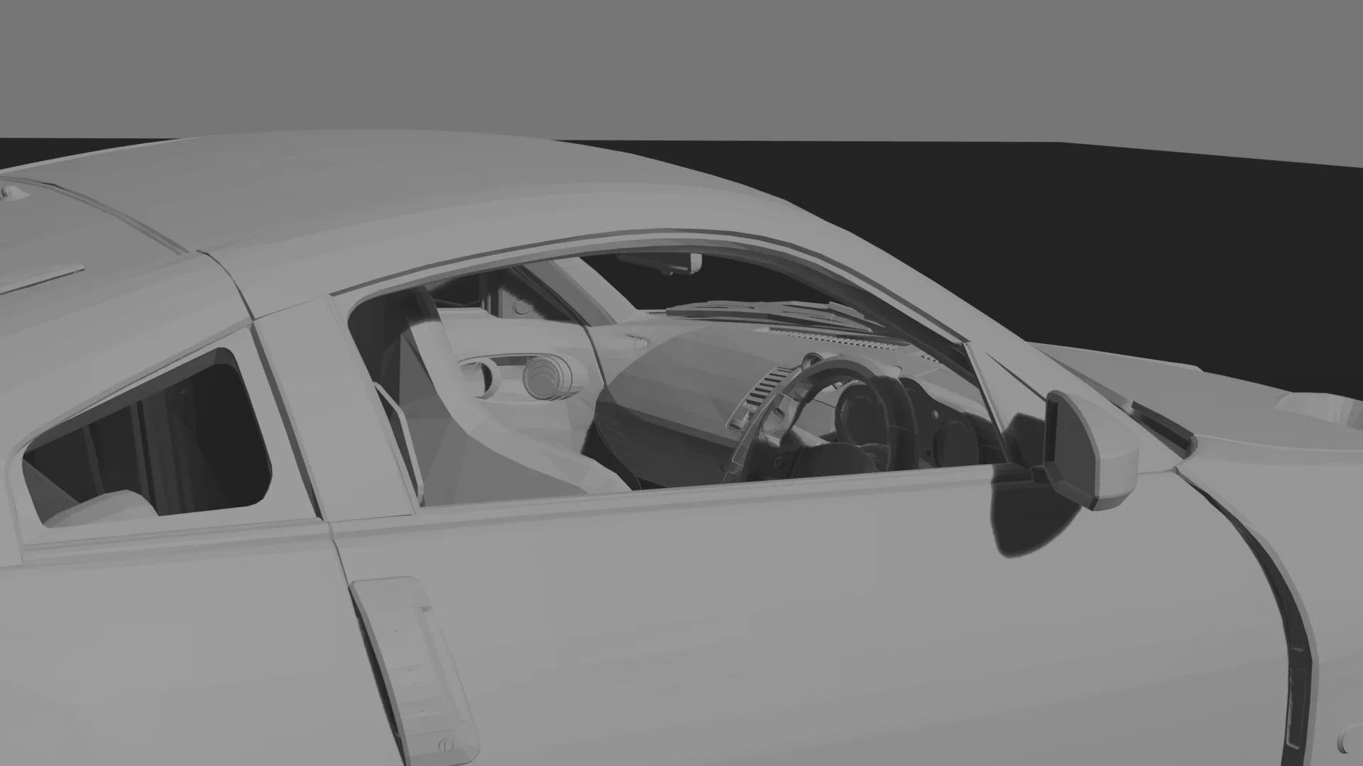 Nissan 350Z Top Secret Super G-Force STL 3D Print Model
