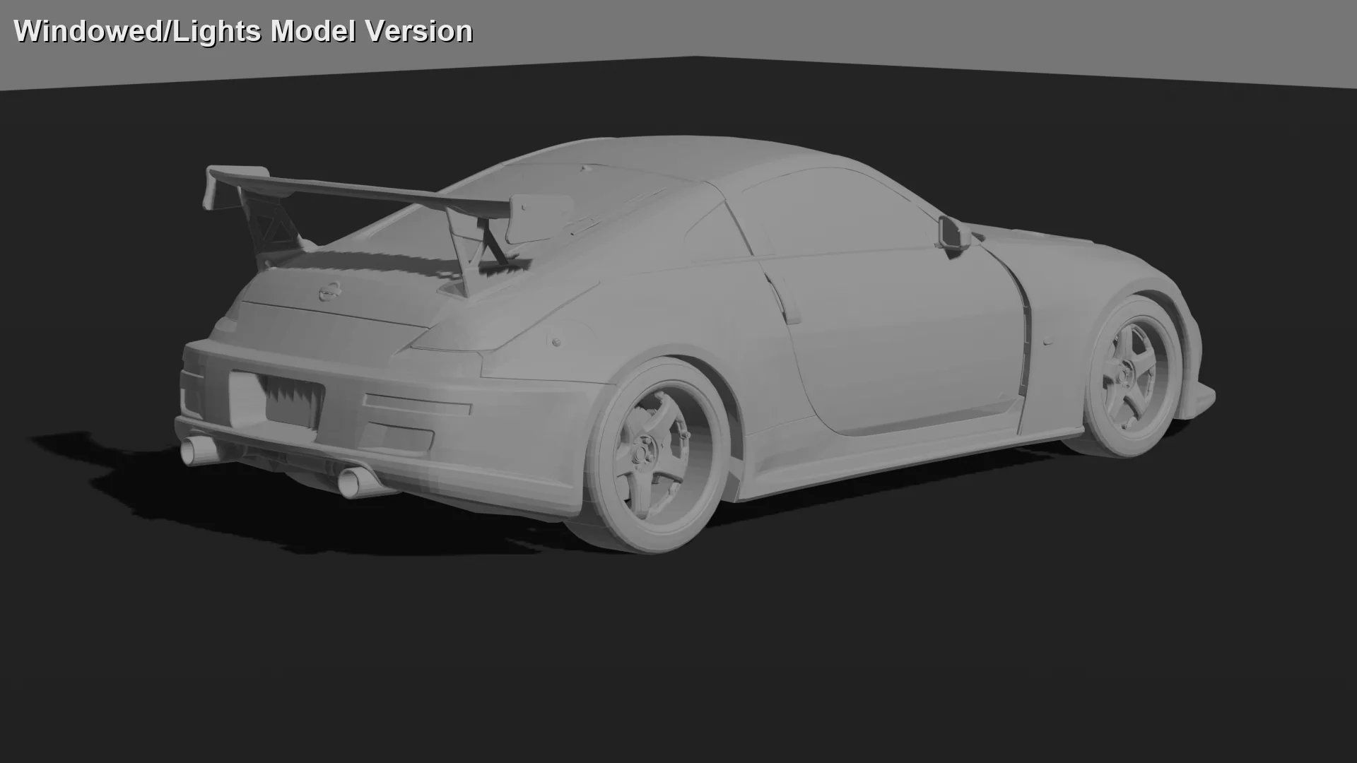 Nissan 350Z Top Secret Super G-Force STL 3D Print Model