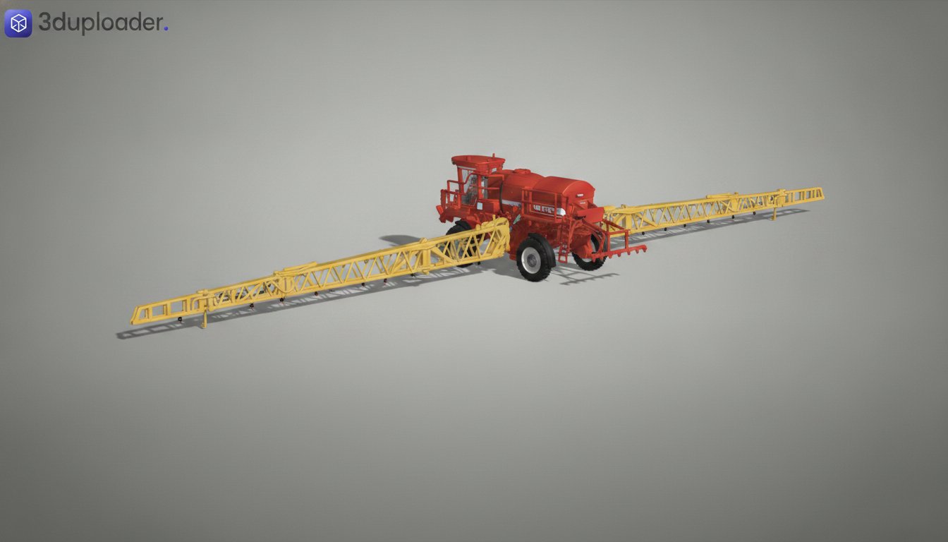 RoGator RG1300 Sprayer Spreader STL 3D Print Model