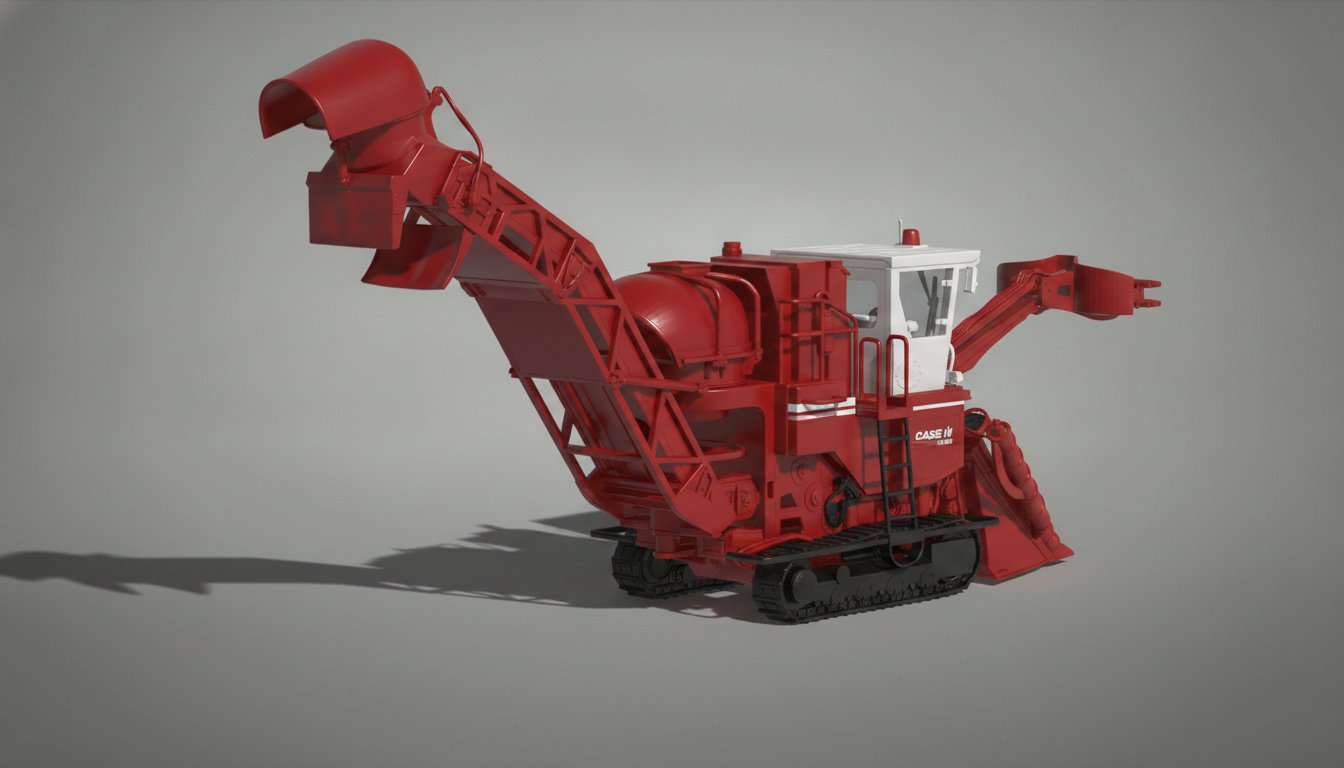 Case IH 8800 Sugar Cane Harvester STL 3D Print Model