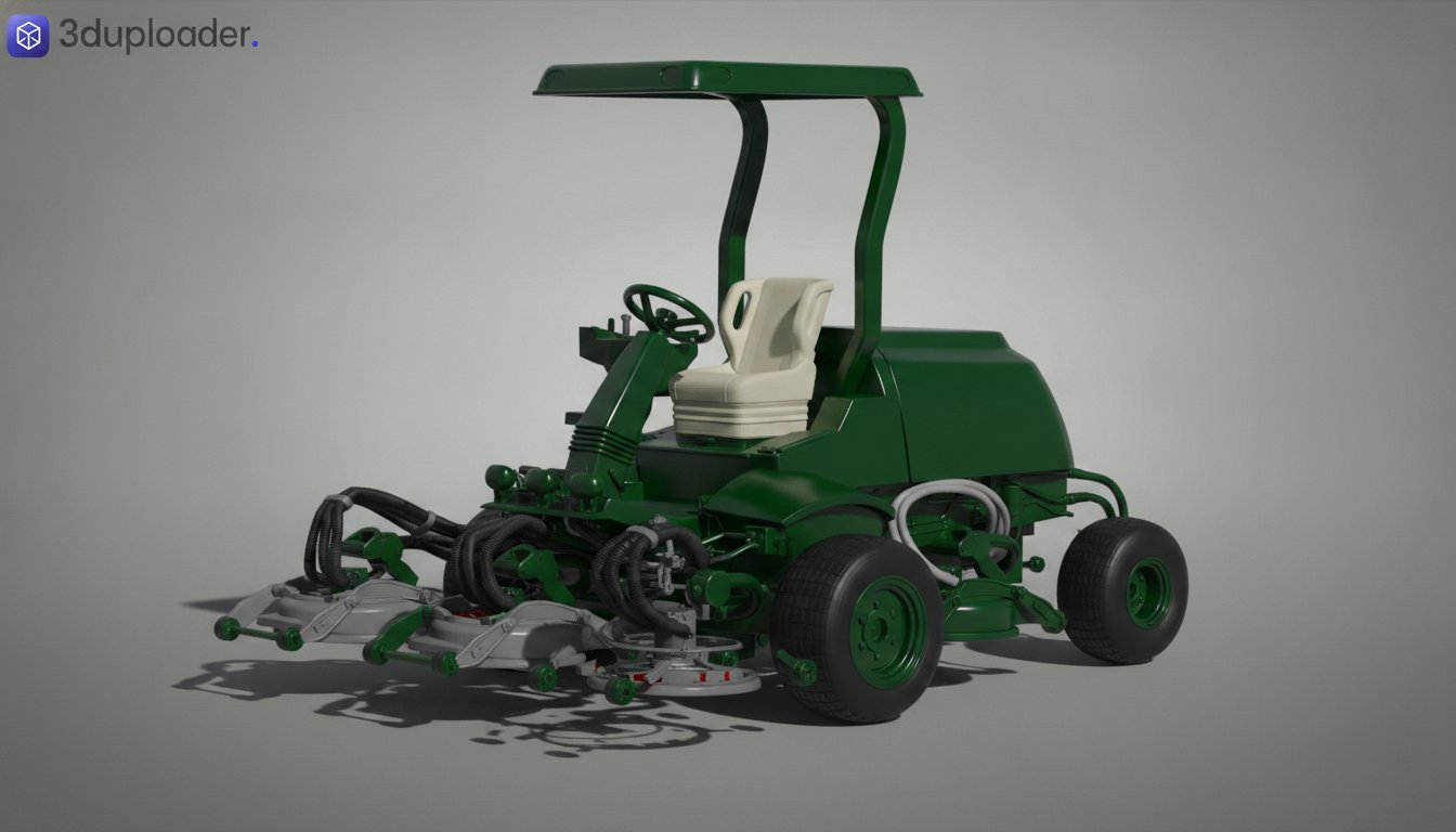 Jacobsen Tri-King Fairway Mower STL 3D Print Model