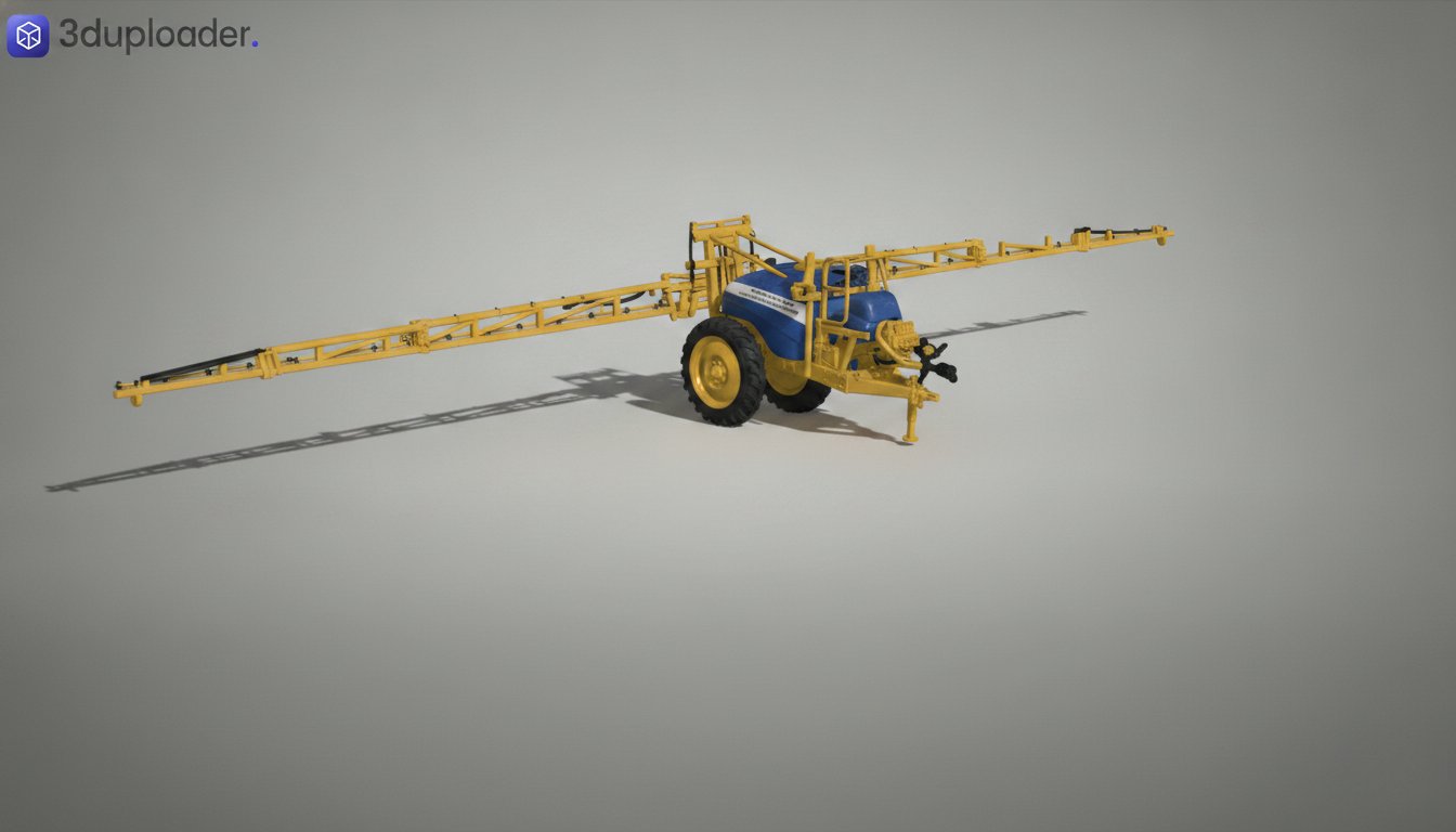 Trailed Farm Sprayer V2 STL 3D Print Model