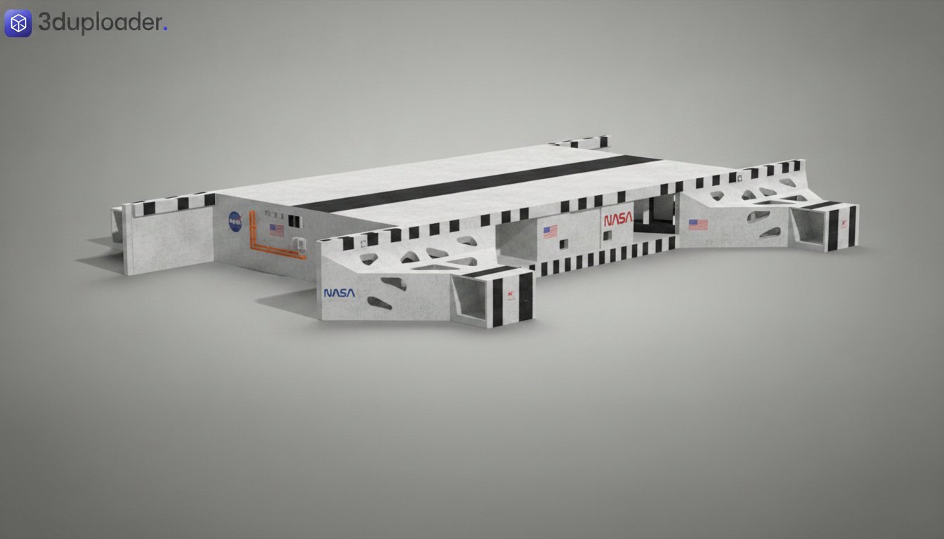 NASA Mobile Launcher Platform Saturn V STL 3D Print Model