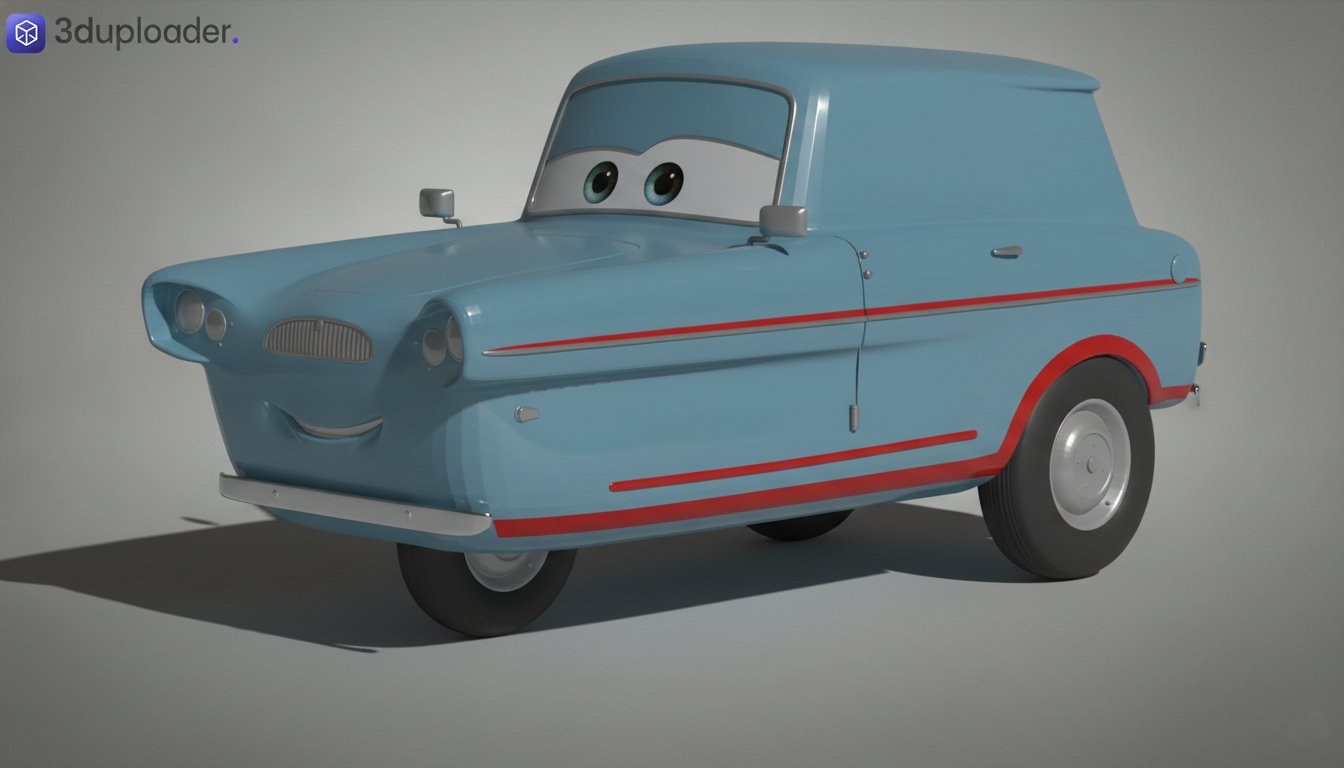 Amphicar 770 Cars 2 Finn McMissile STL 3D Print Model