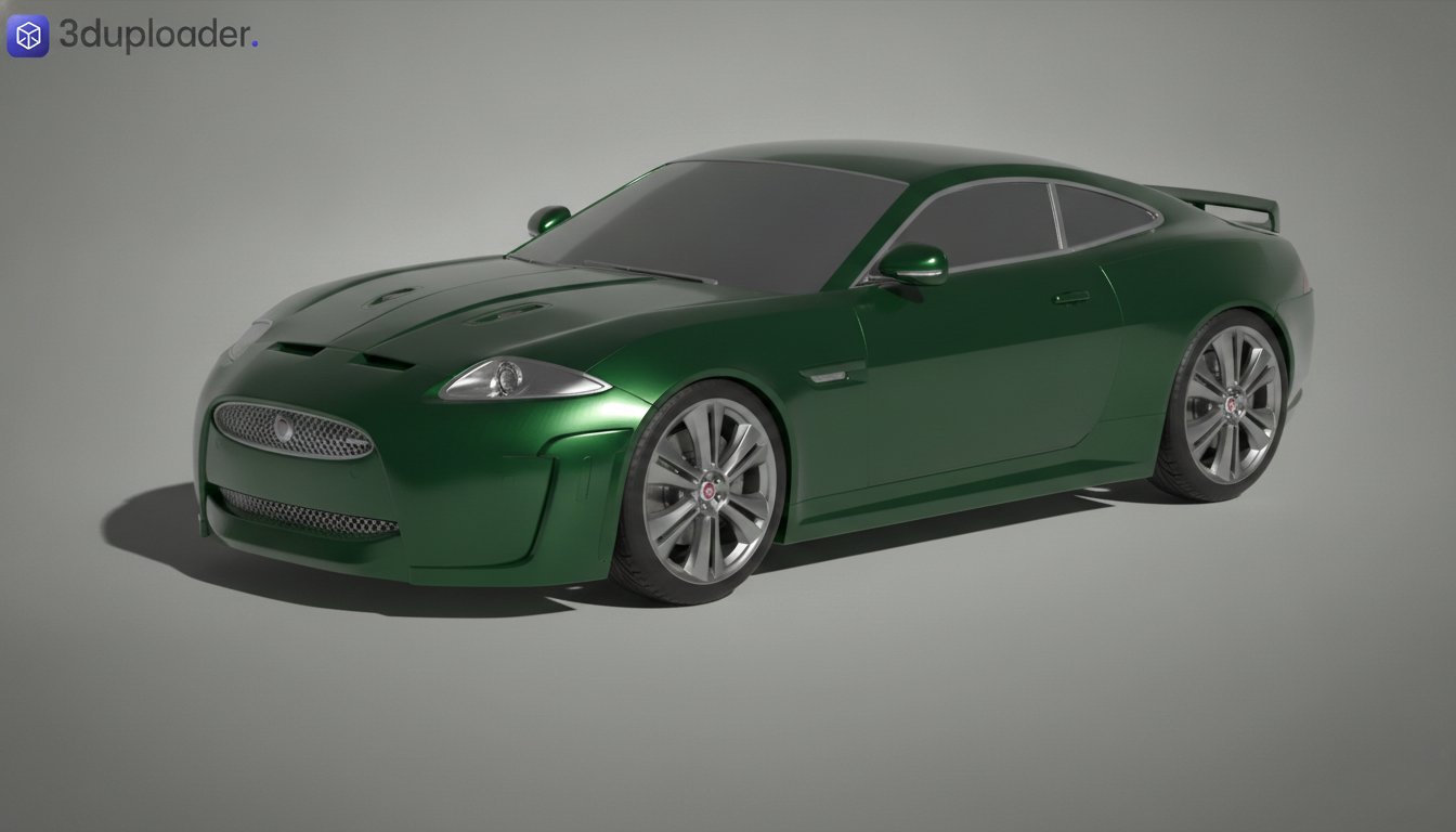 Jaguar XKR-S STL 3D Print Model