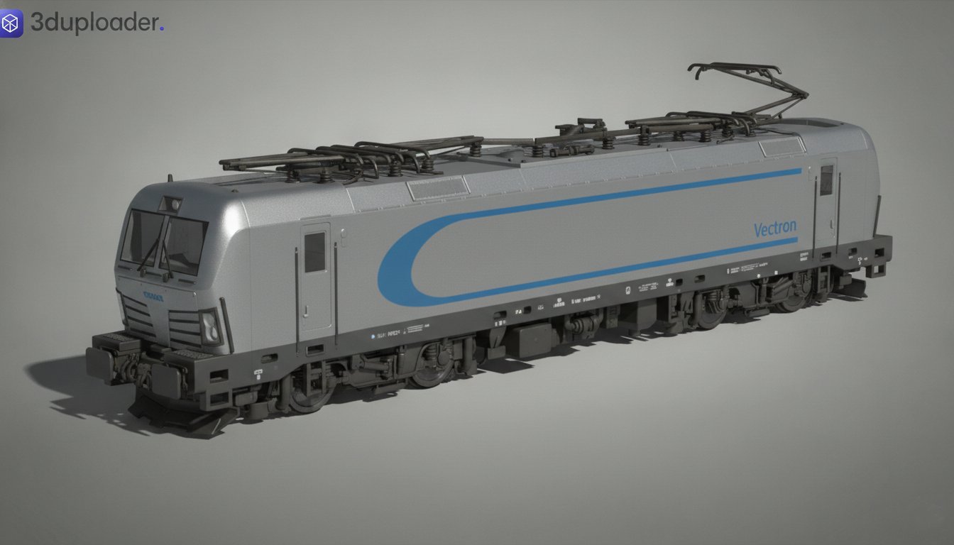 Siemens Vectron Electric Locomotive STL 3D Print Model