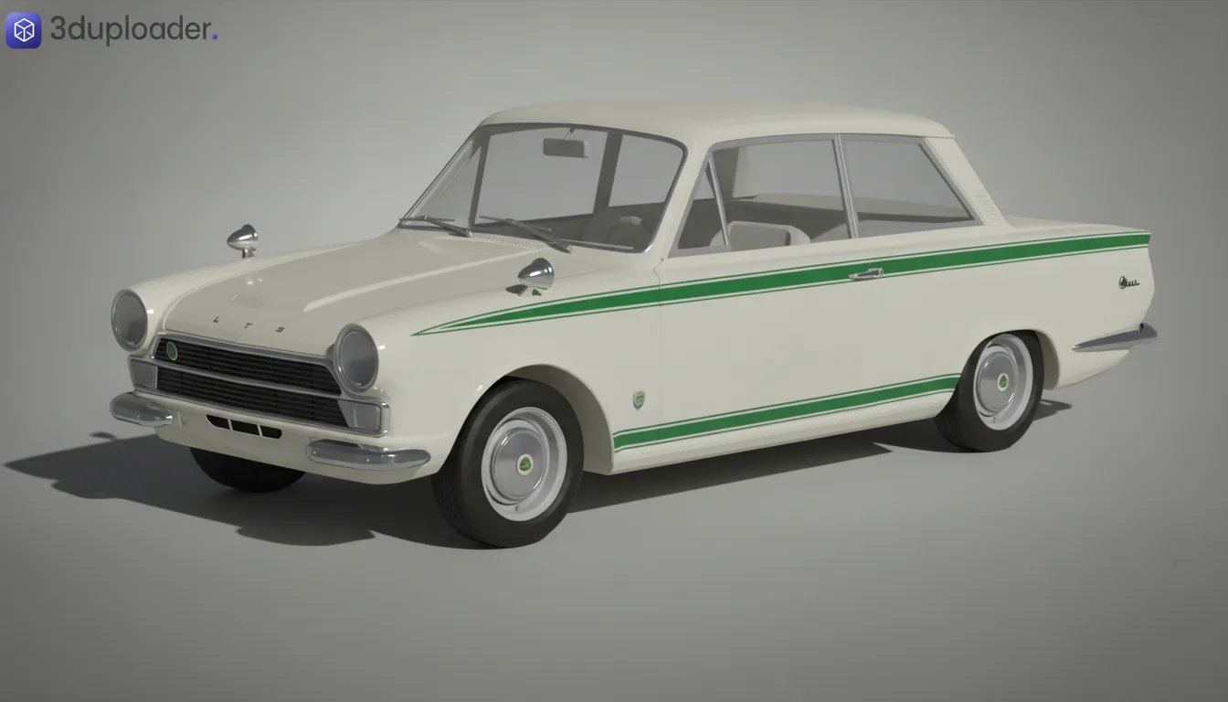 Ford Lotus Cortina Mk1 1965 STL 3D Print Model