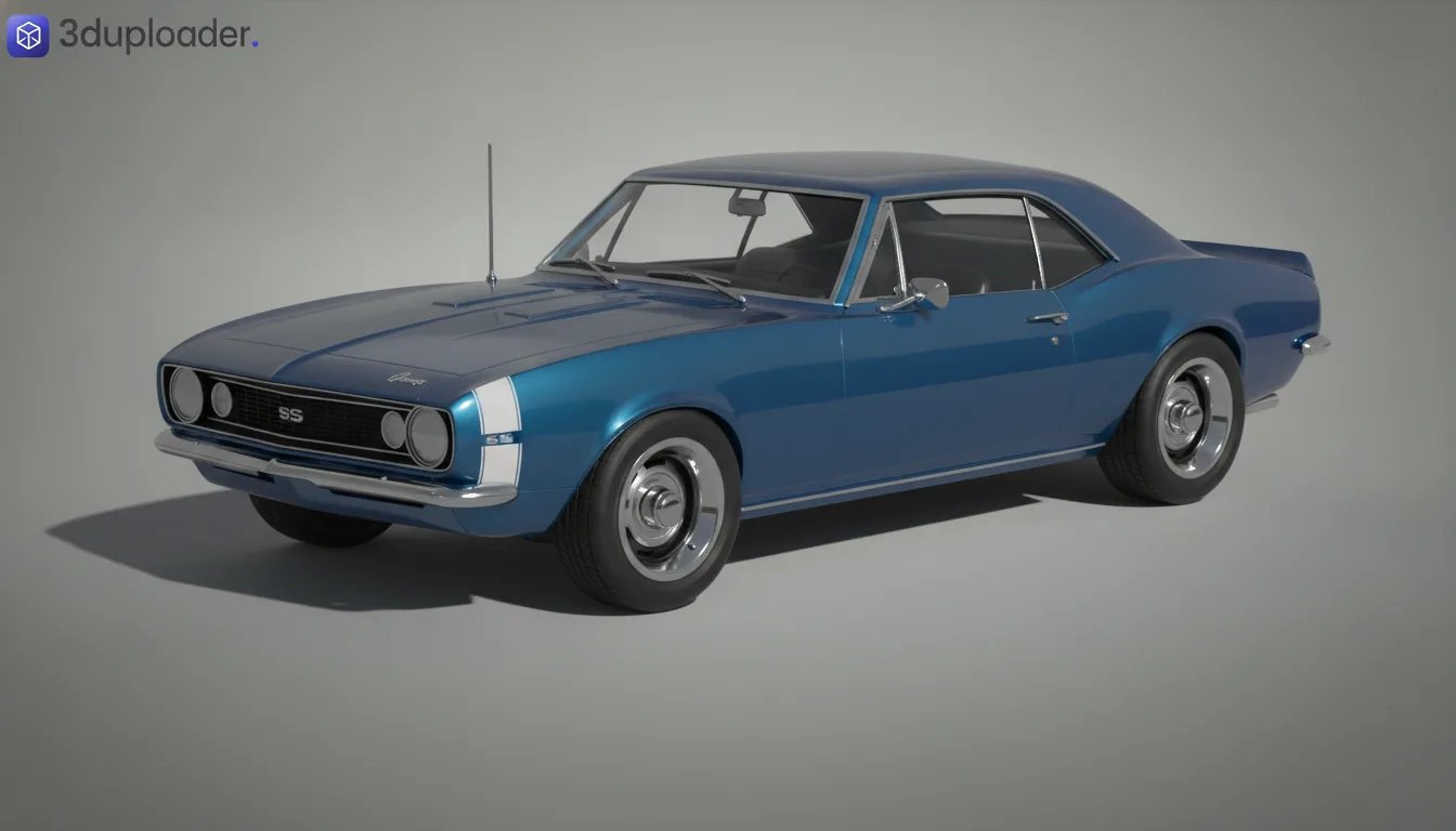 Chevrolet Camaro SS 350 Coupe 1967 STL 3D Print Model