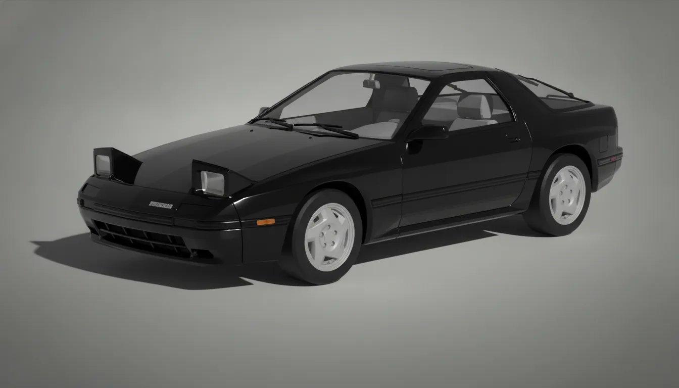 Mazda RX-7 FC STL 3D Print Model